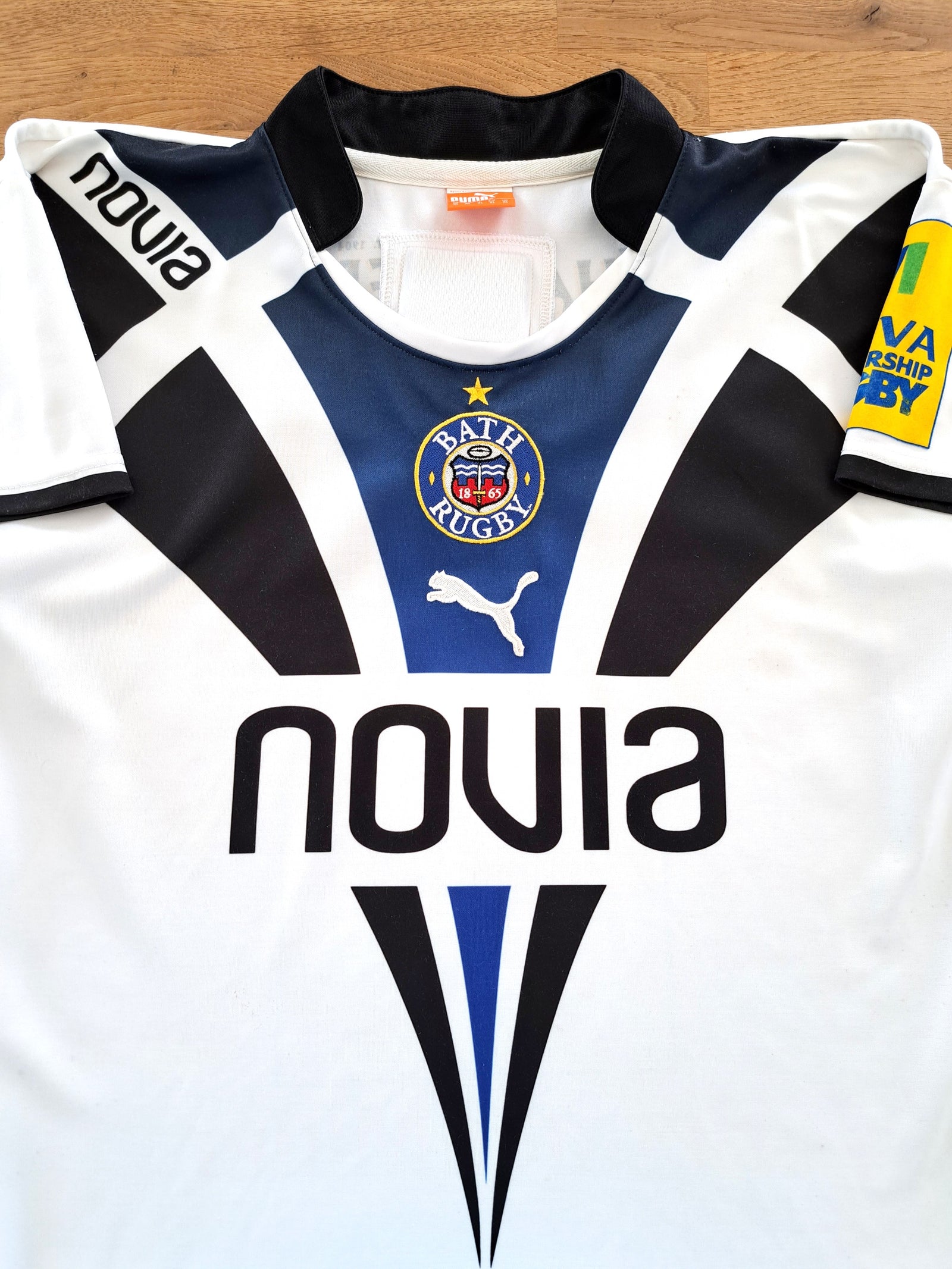 2012/13 Bath Away Premiership Player Issue Rugby Shirt