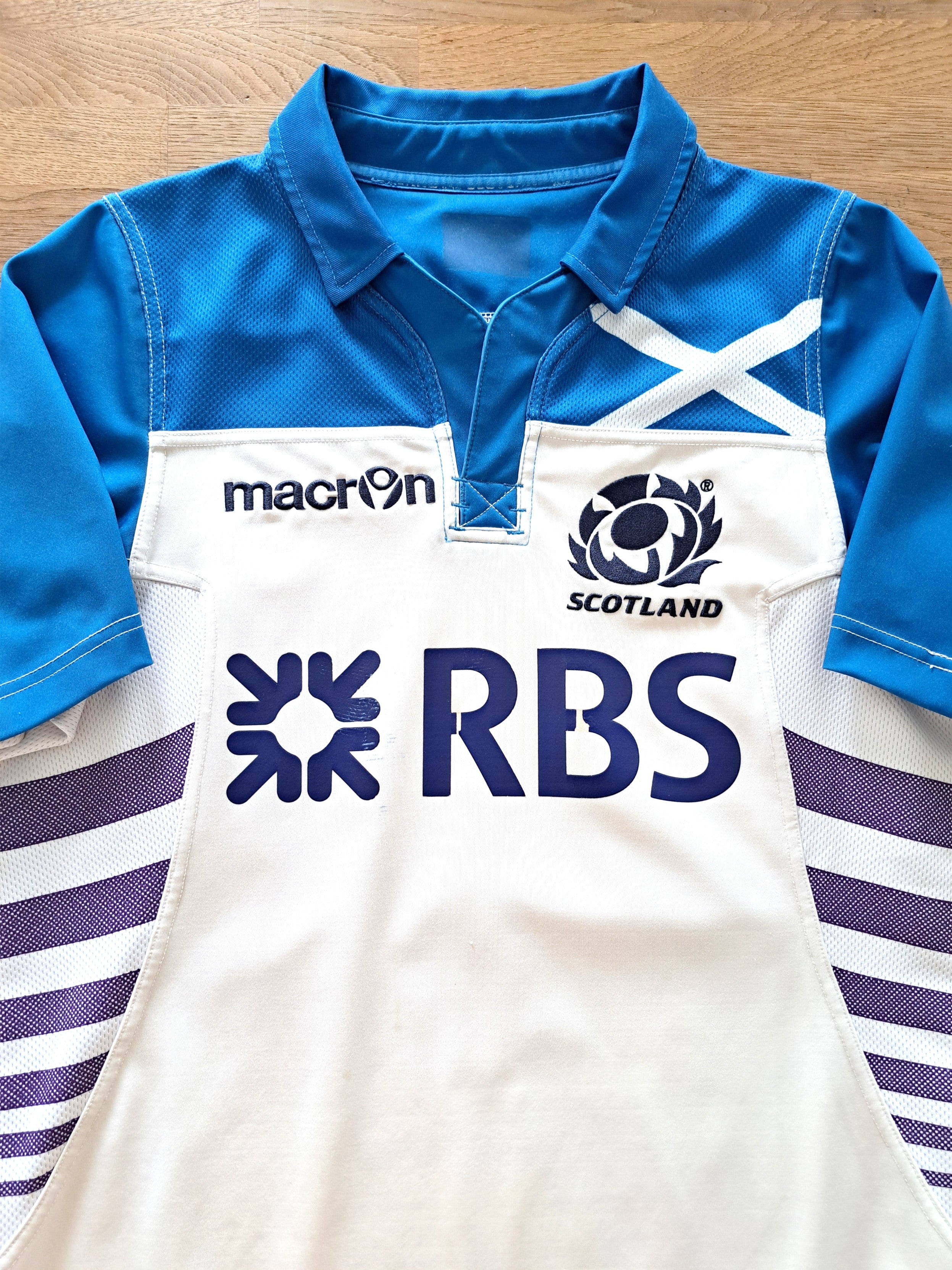 2013/14 Scotland Away Player Issue Rugby Shirt