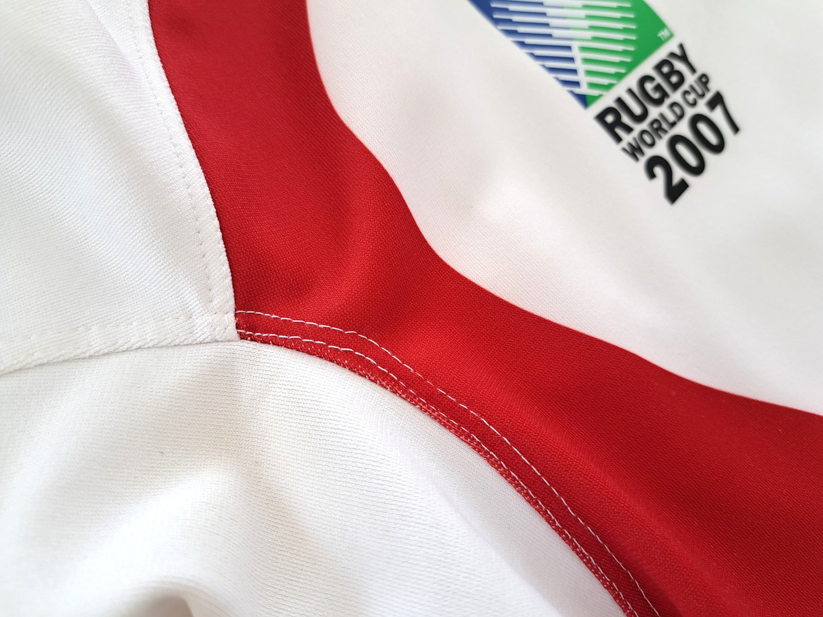 2007 England Home World Cup Pro-Fit Rugby Shirt (M)