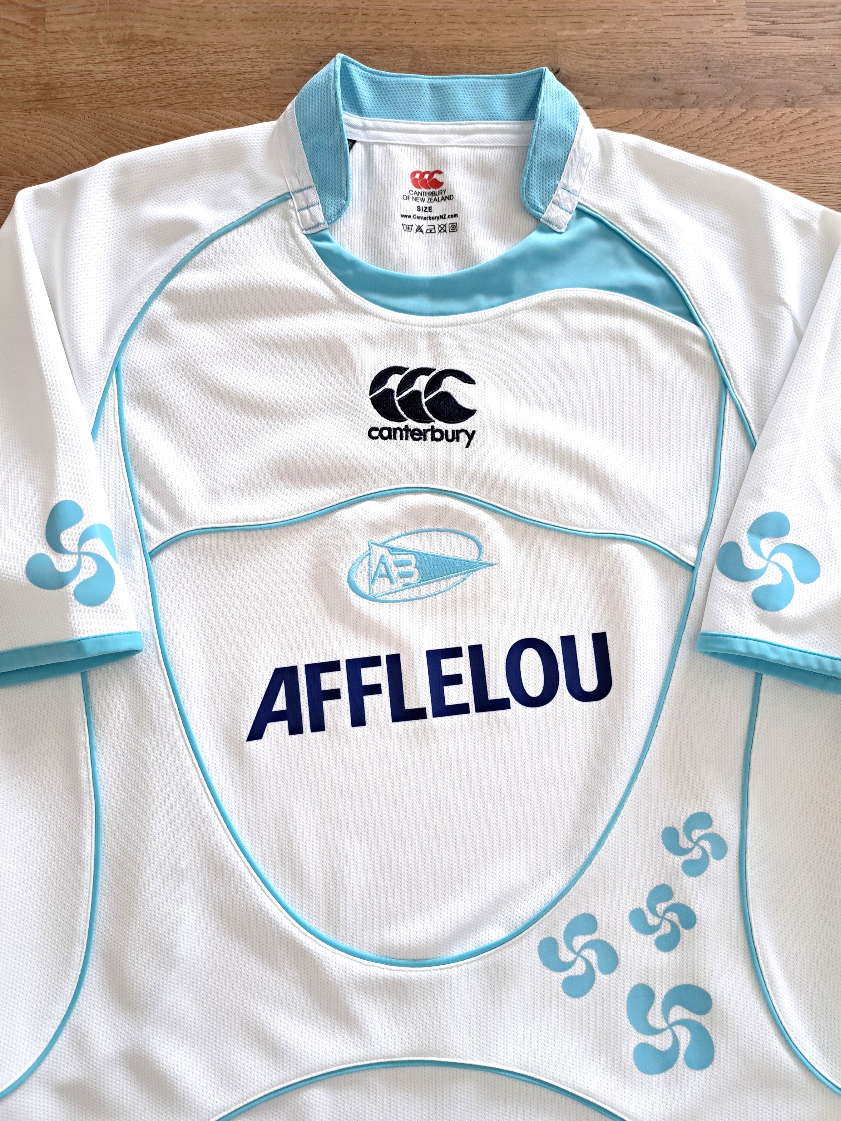 2007/08 Aviron Bayonnais Home Rugby Shirt