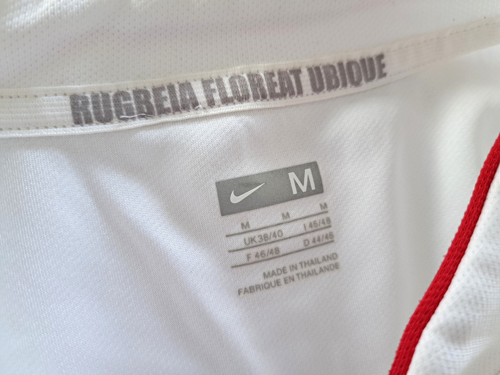 2009/10 England Home Pro-Fit Rugby Shirt (M)