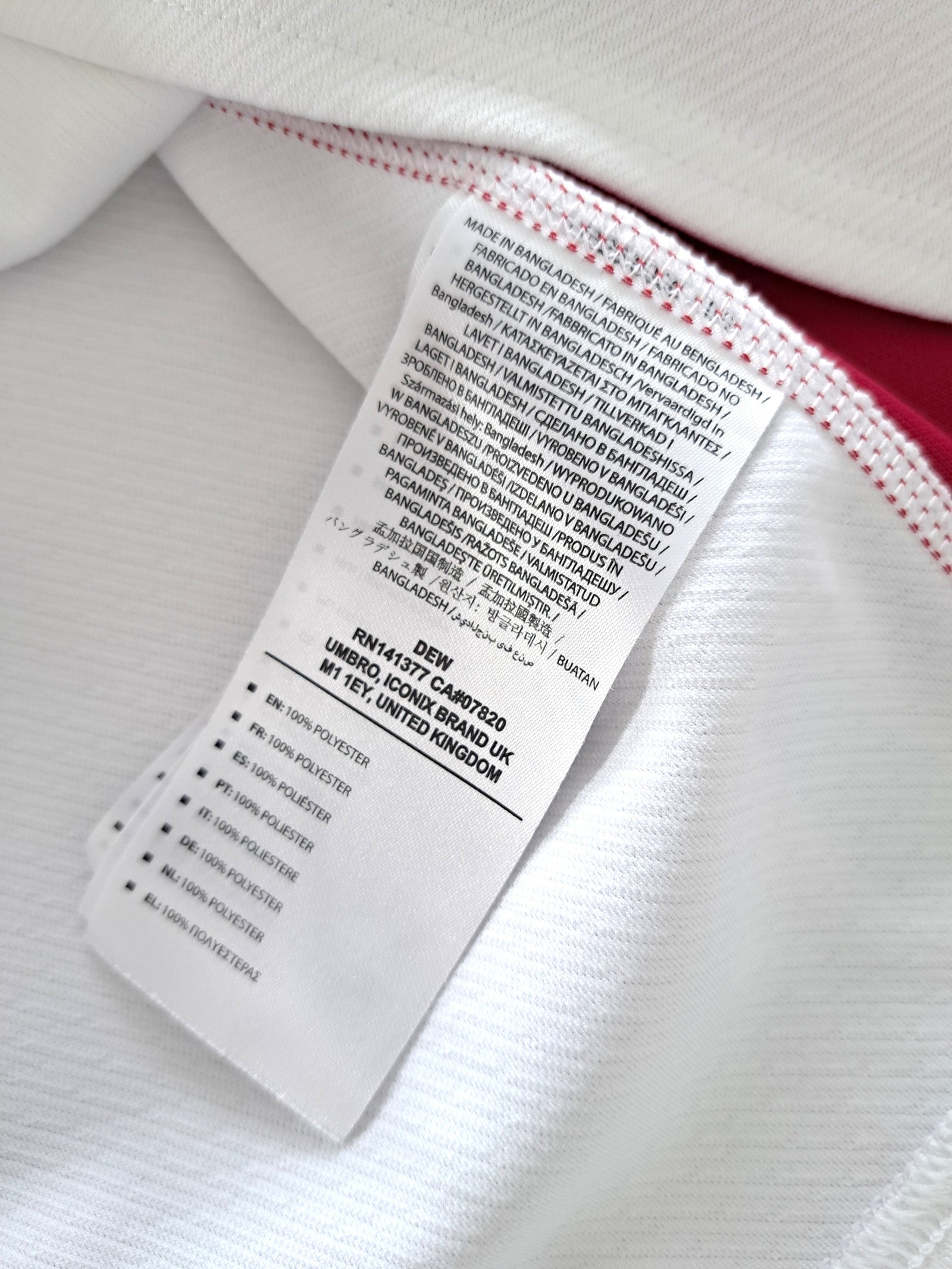 2021/22 England Home Pro-Fit Rugby Shirt (XL)