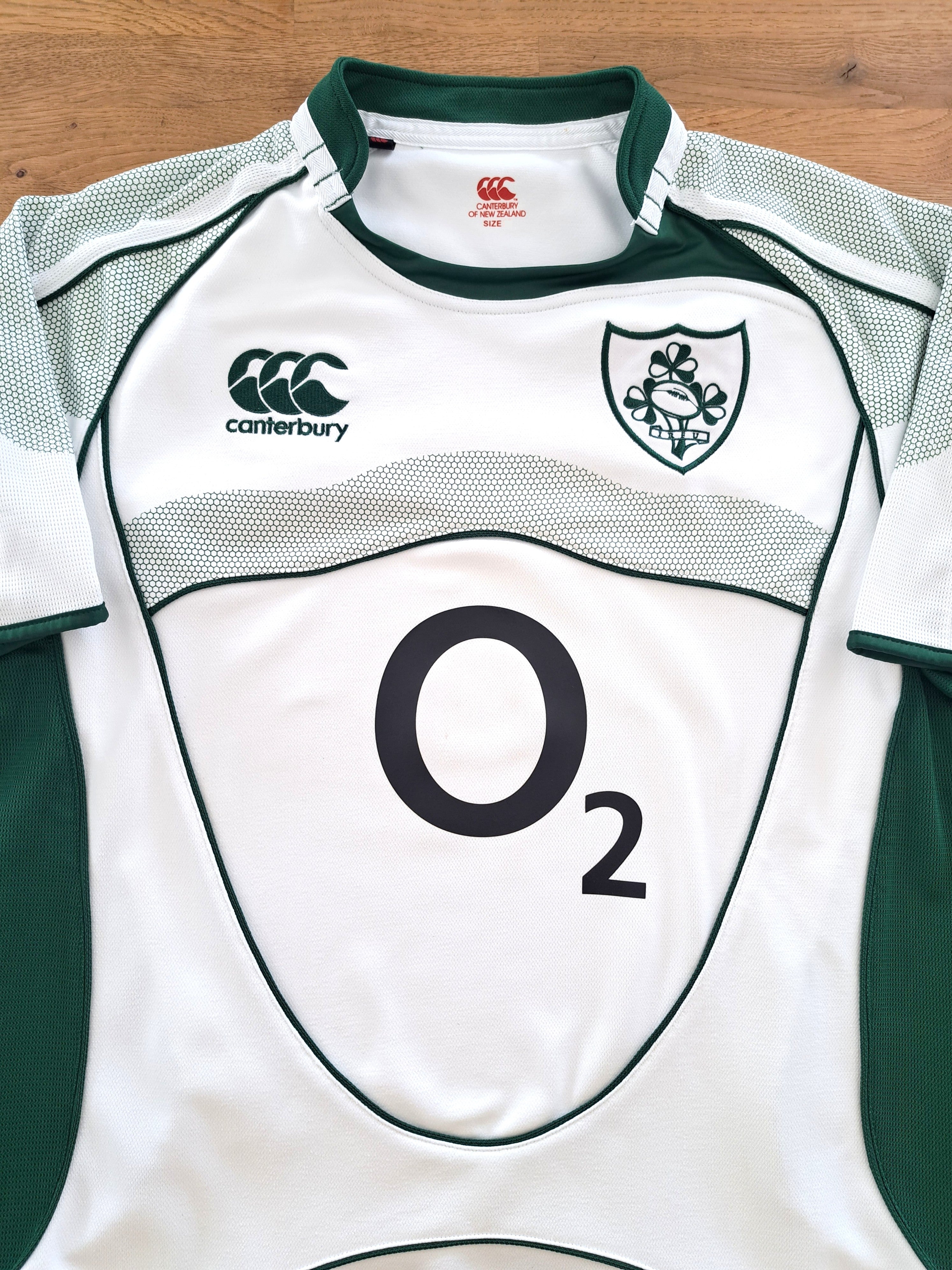 2007/08 Ireland Away Pro-Fit Rugby Shirt