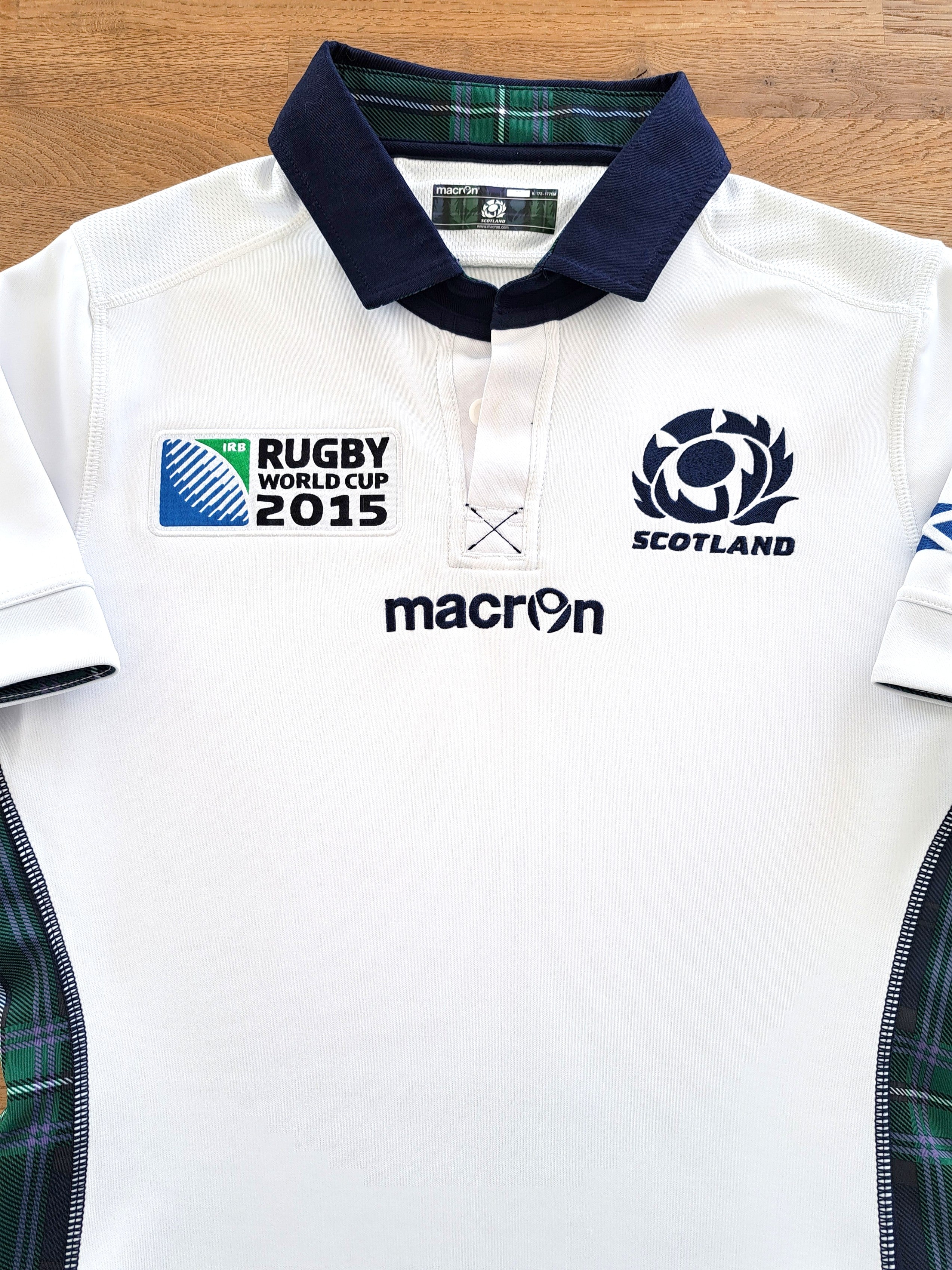 2015 Scotland Away Player Issue World Cup Rugby Shirt