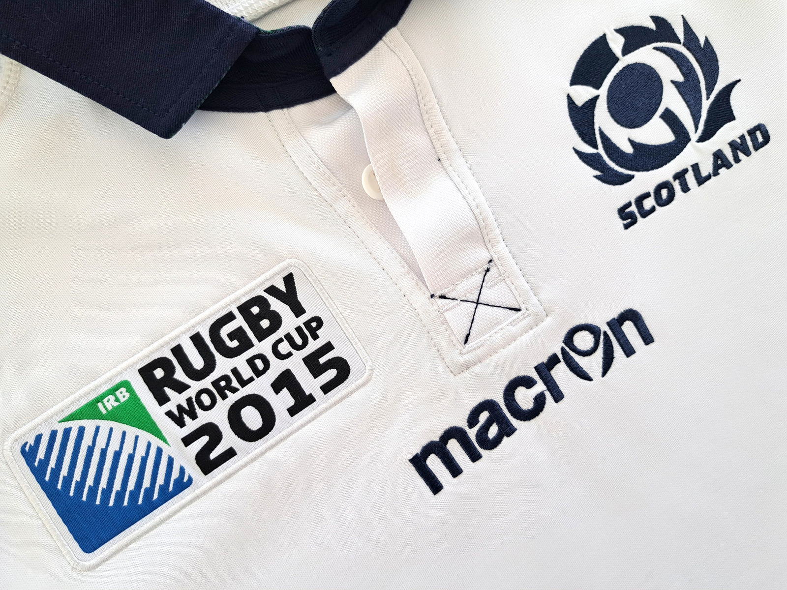 2015 Scotland Away Player Issue World Cup Rugby Shirt (M)