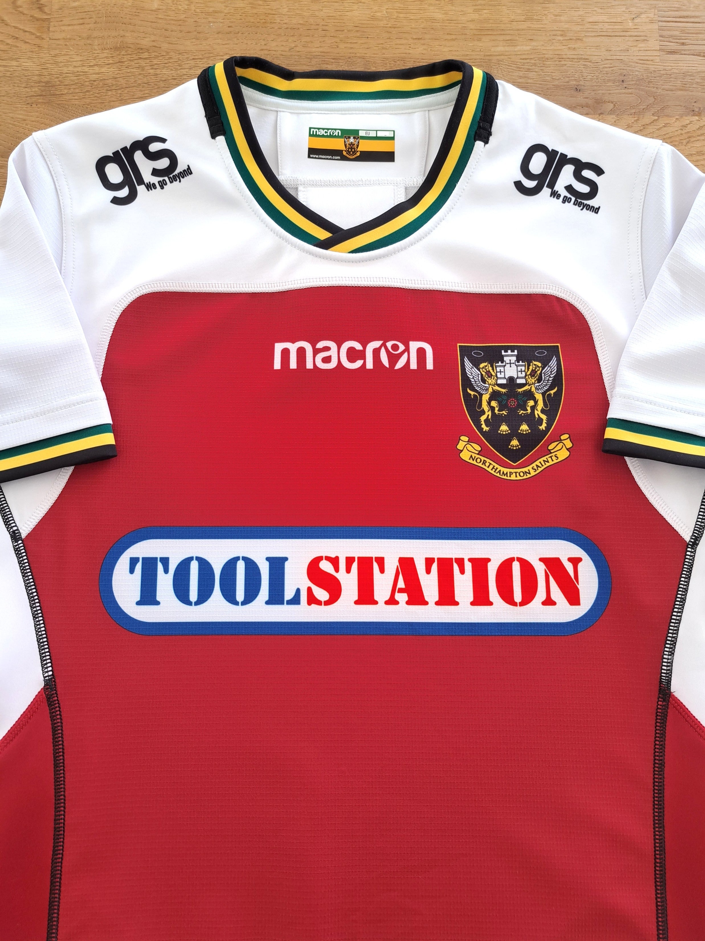 2018/19 Northampton Saints Away Player Issue Rugby Shirt