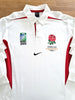 2003 England Home 'World Cup Champions' Long Sleeve Rugby Shirt
