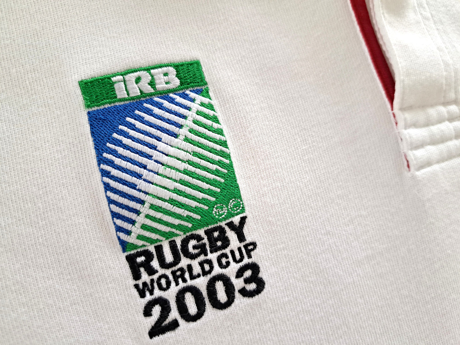 2003 England Home 'World Cup Champions' Rugby Shirt. (XXL)