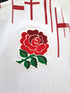 2022/23 England Red Roses Home Match Worn Rugby Shirt #19 (Size 14)