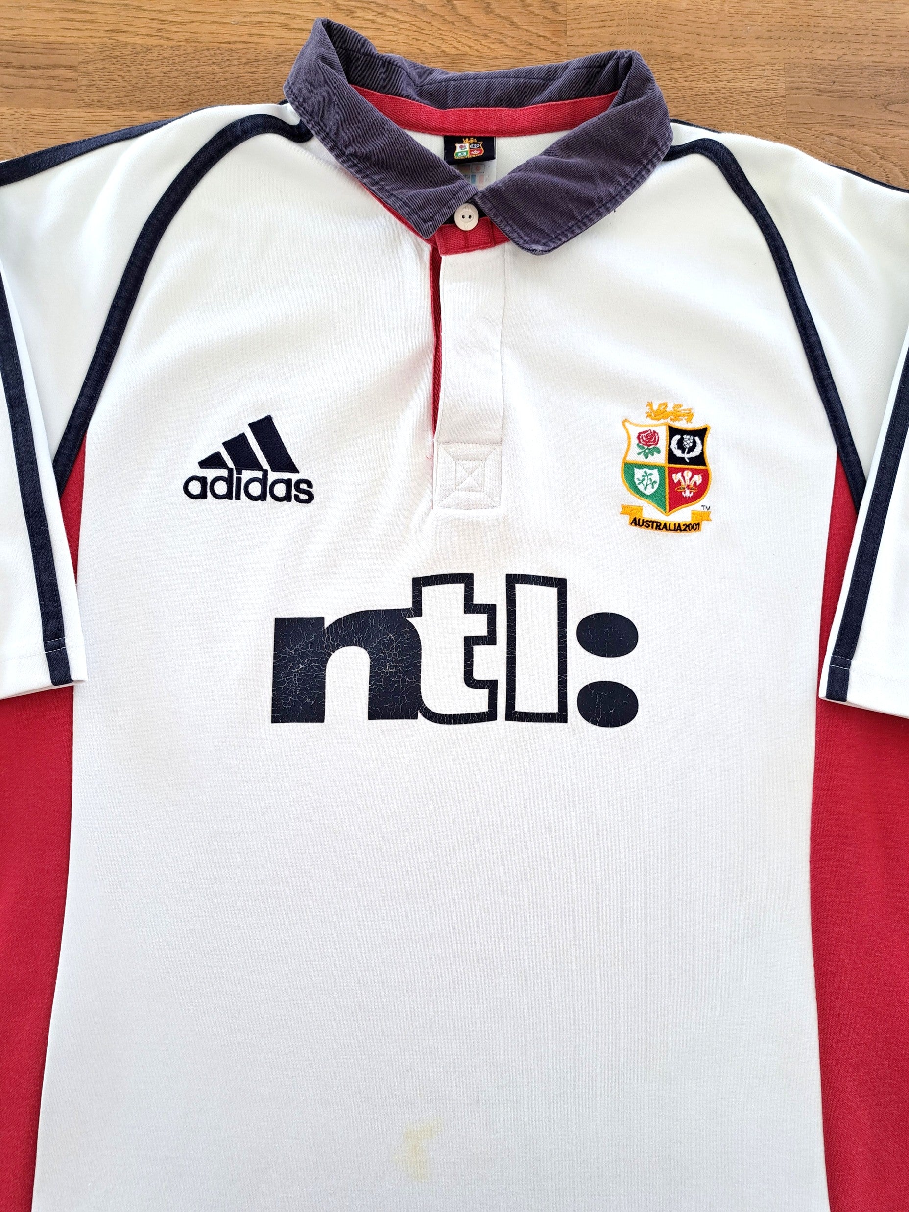 2001 British & Irish Lions Rugby Training Shirt - White