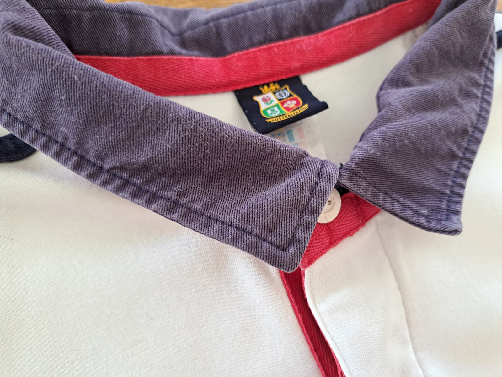 2001 British & Irish Lions Rugby Training Shirt - White (XXL)