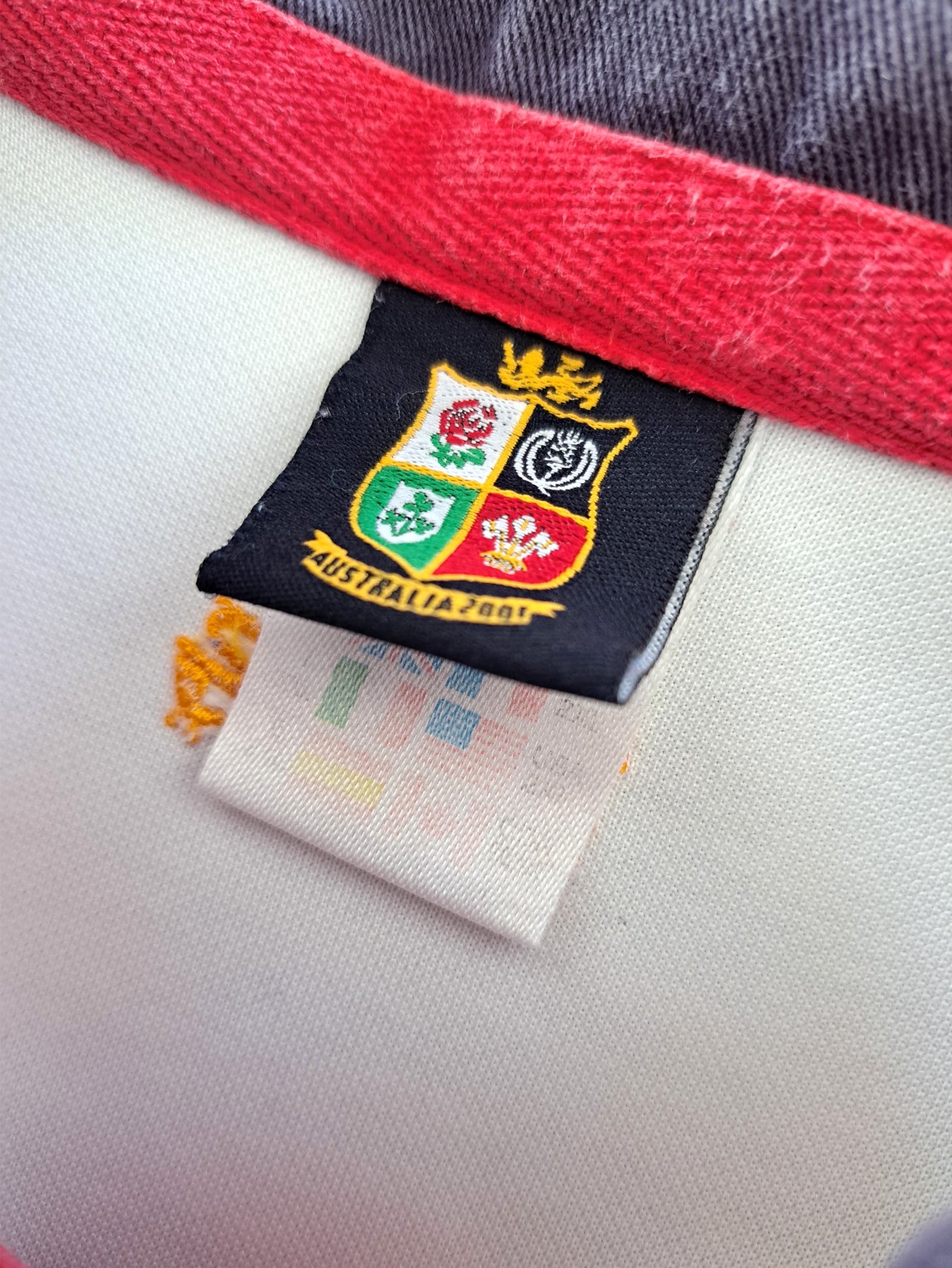 2001 British & Irish Lions Rugby Training Shirt - White (XXL)