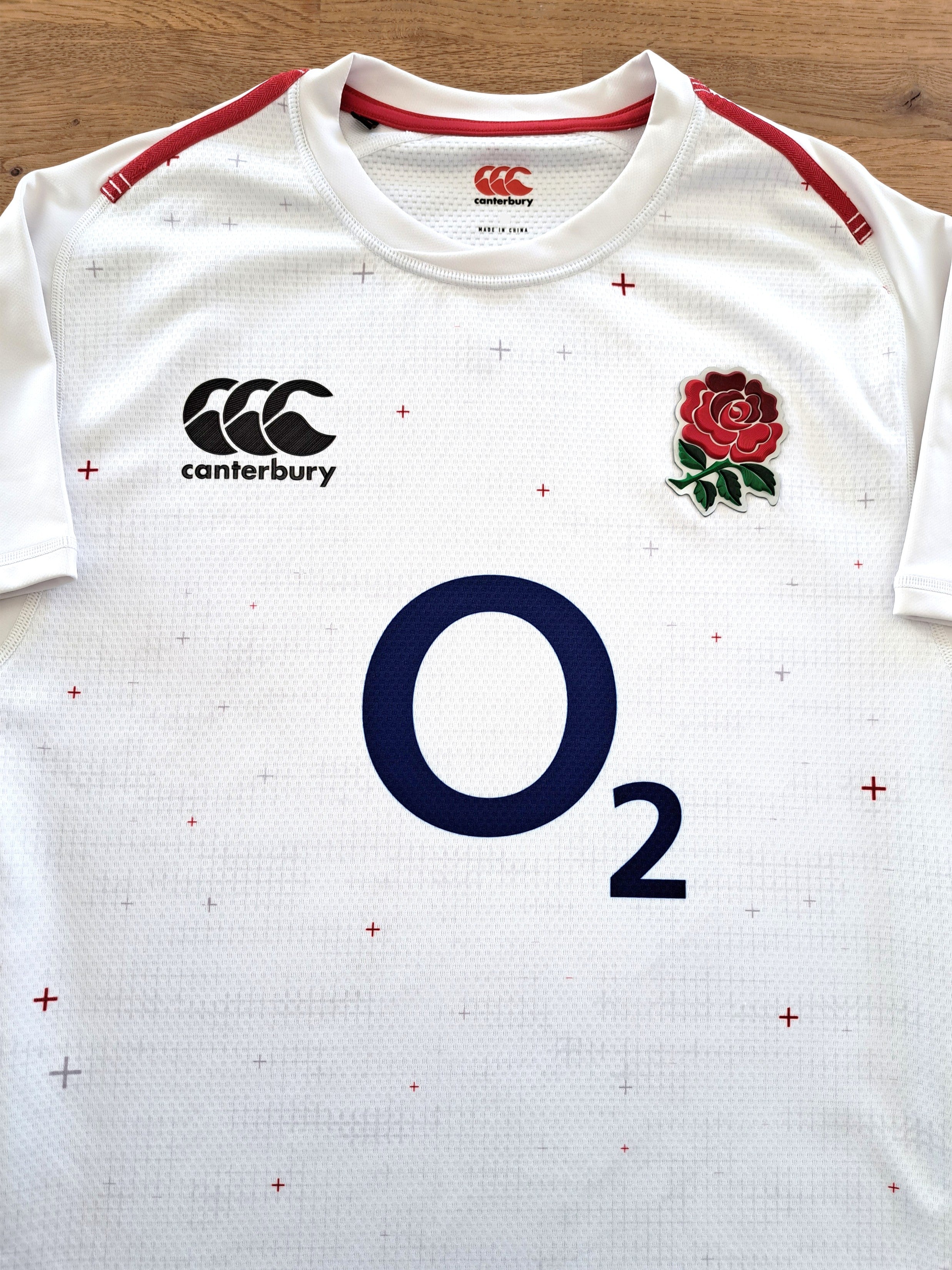 2018/19 England Home Vapodri+ Rugby Shirt
