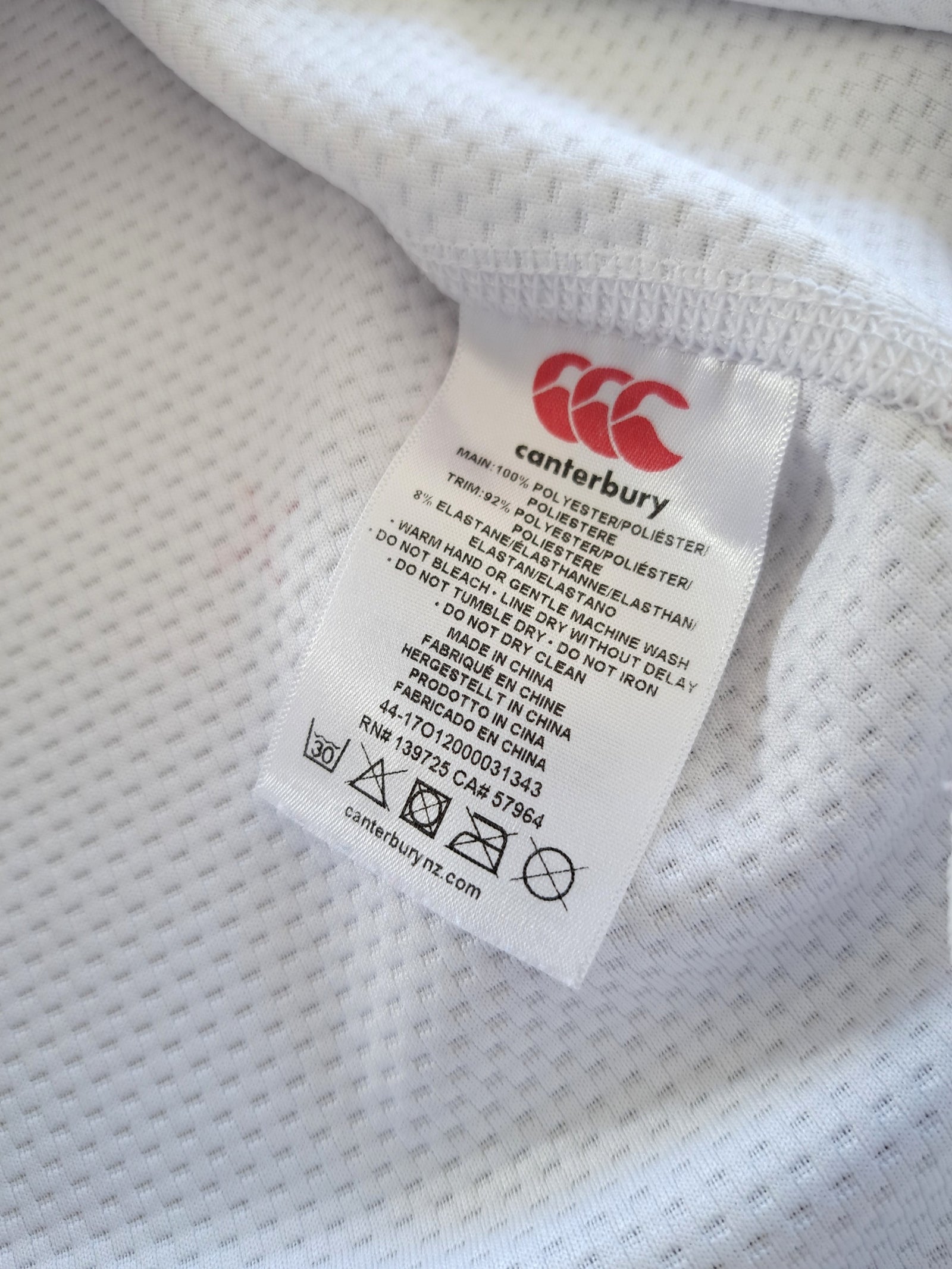 2018/19 England Home Vapodri+ Rugby Shirt (L)