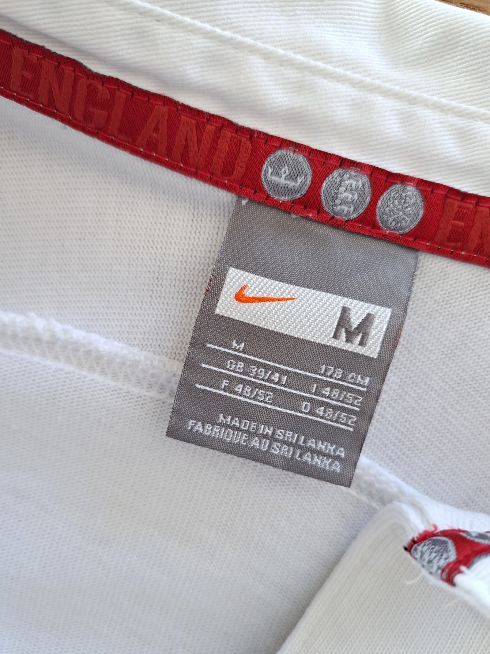 2007 England Home World Cup Rugby Shirt. (M)