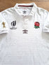 2023 England Home World Cup 'Traditional' Rugby Shirt (M)