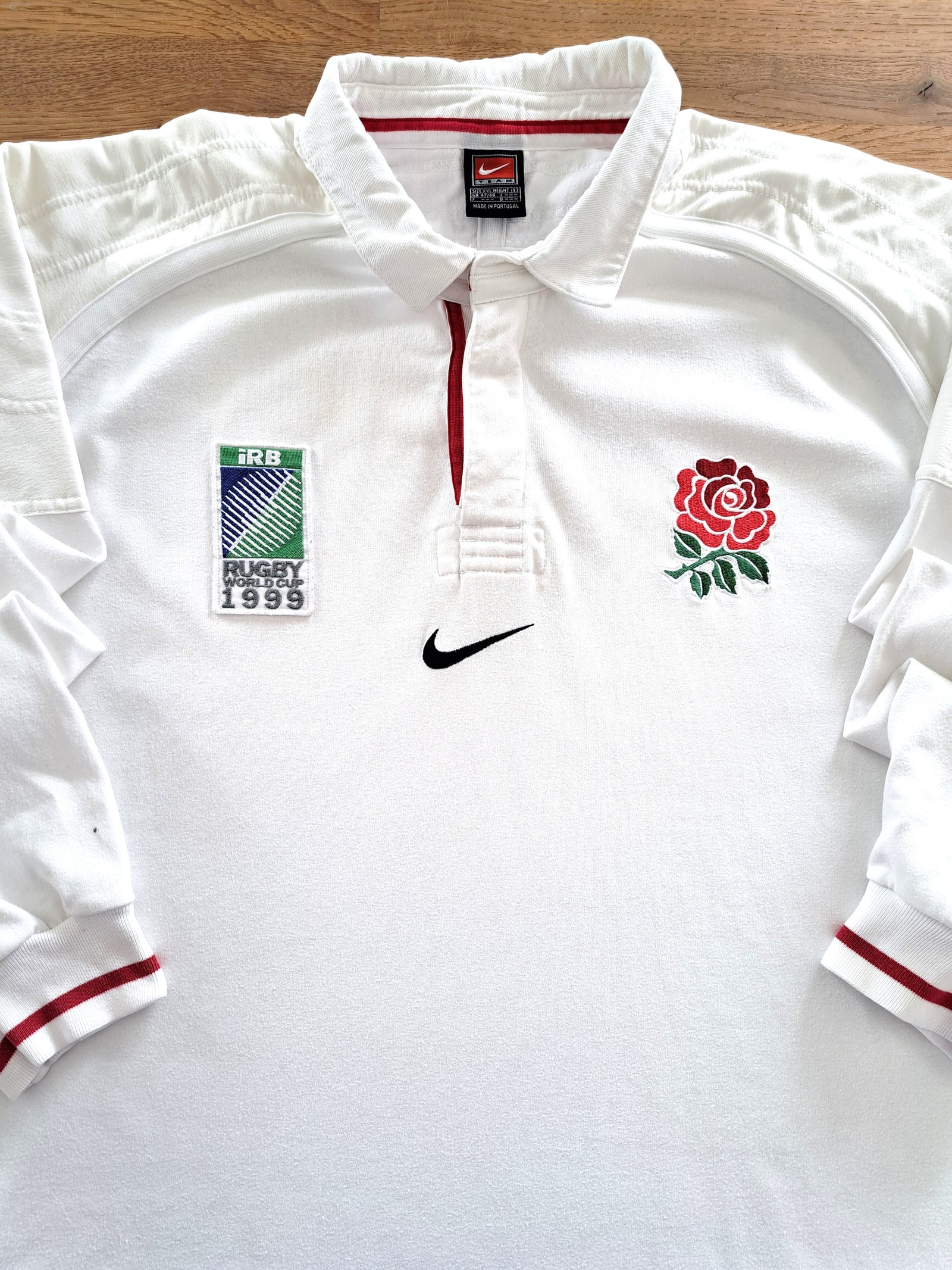 1999 England Home World Cup Rugby Shirt