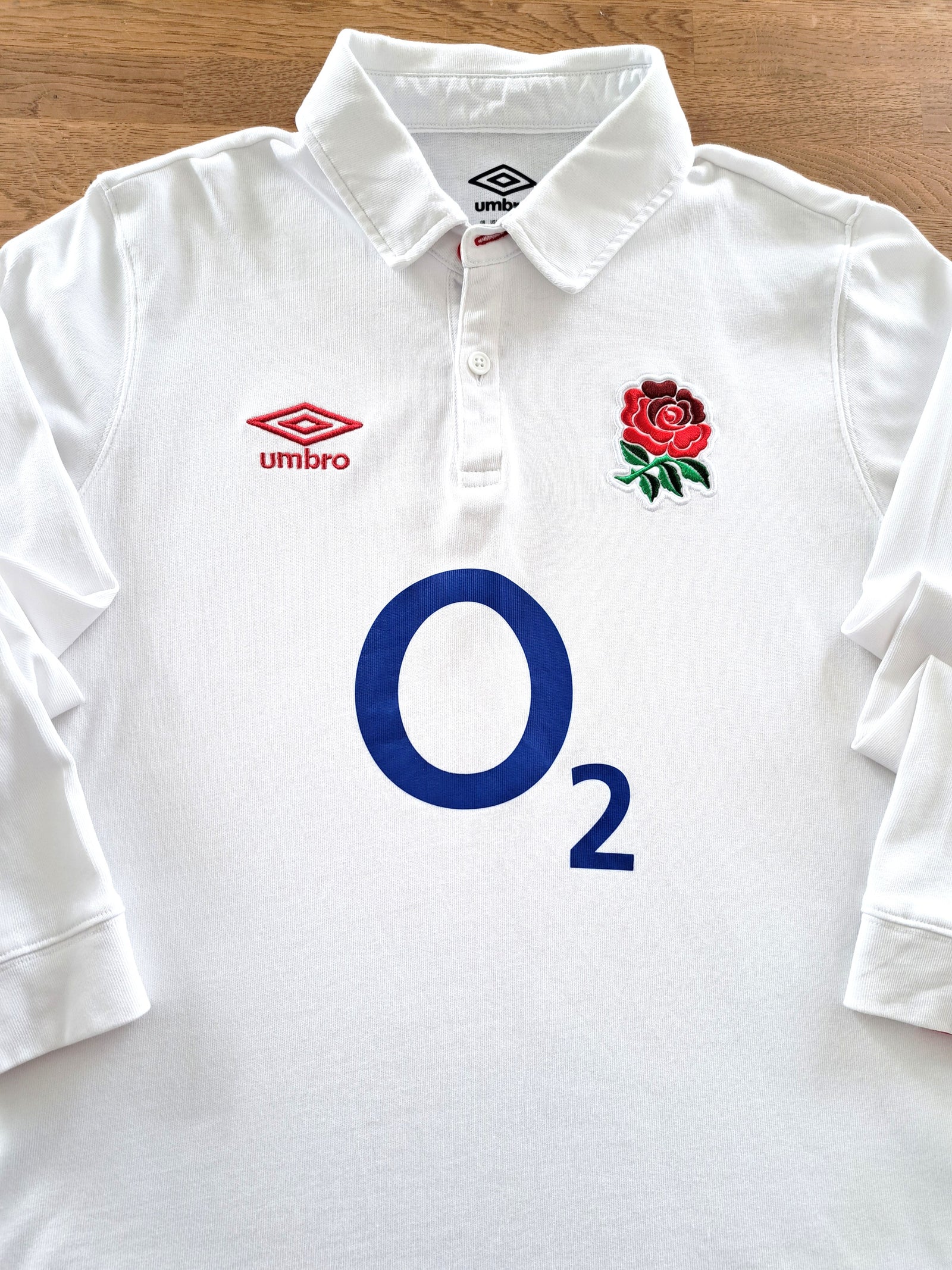2020/21 England Home Long Sleeve Rugby Shirt