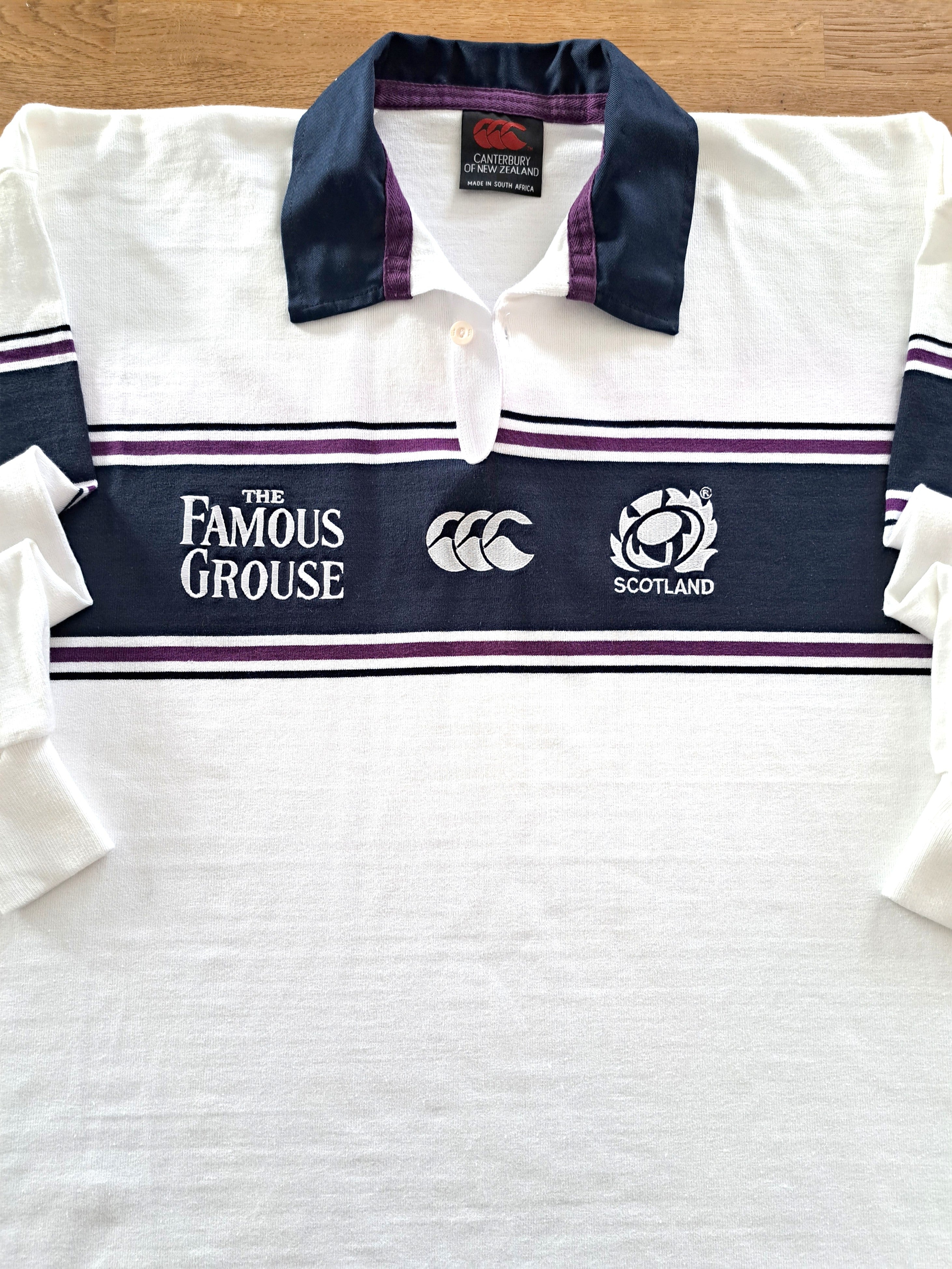 2000/01 Scotland Away Long Sleeve Rugby Shirt