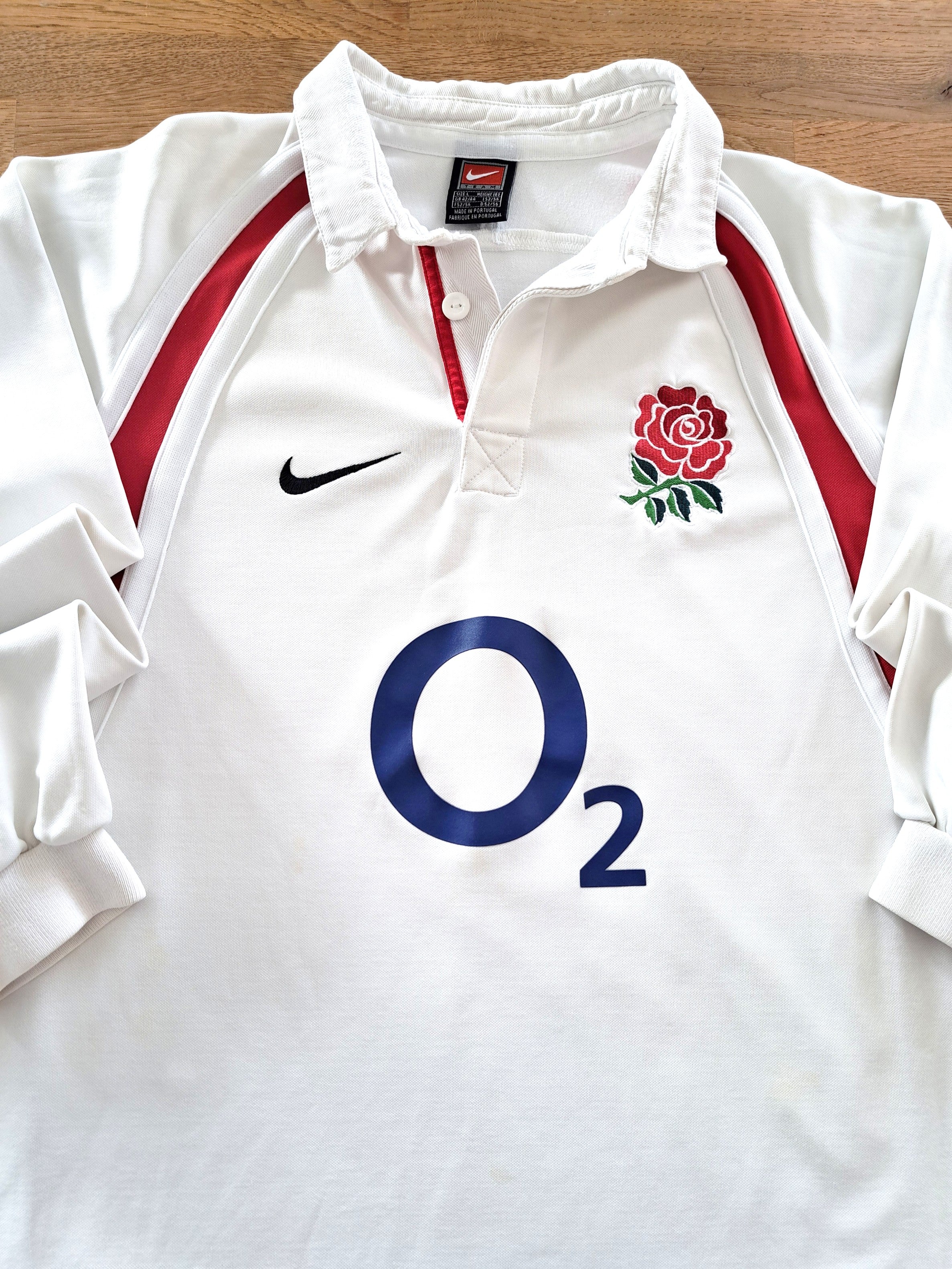 2002/03 England Home Player Issue Rugby Shirt