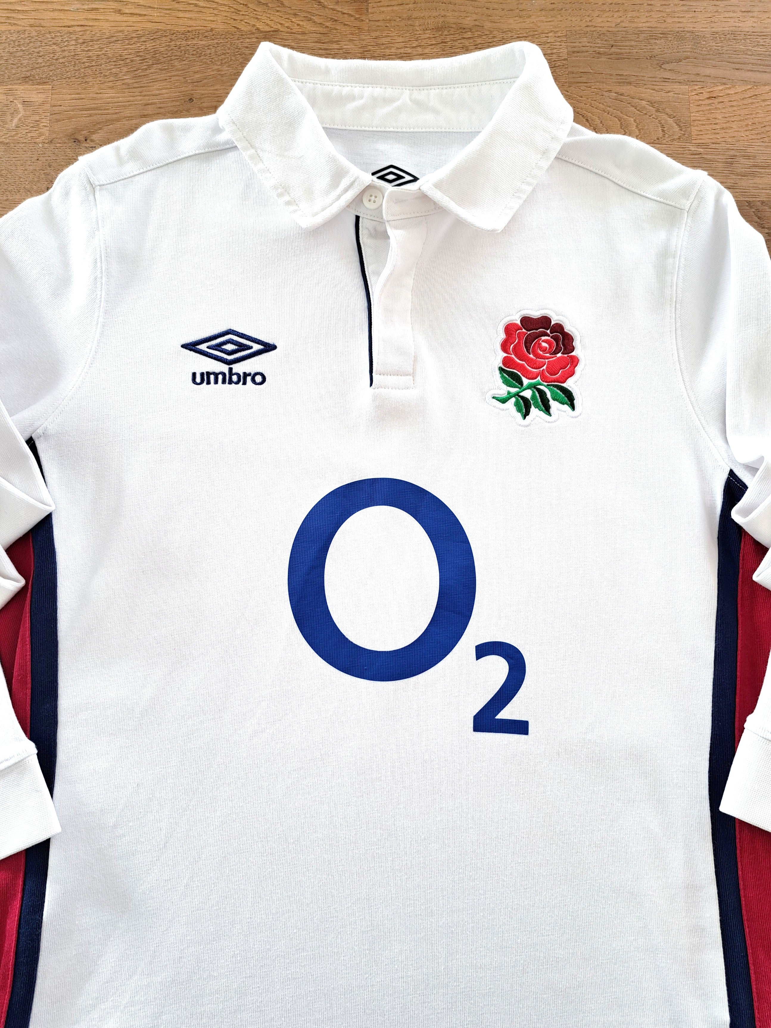 2021/22 England Home Long Sleeve Rugby Shirt