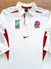 2003 England Home World Cup Long Sleeve Rugby Shirt