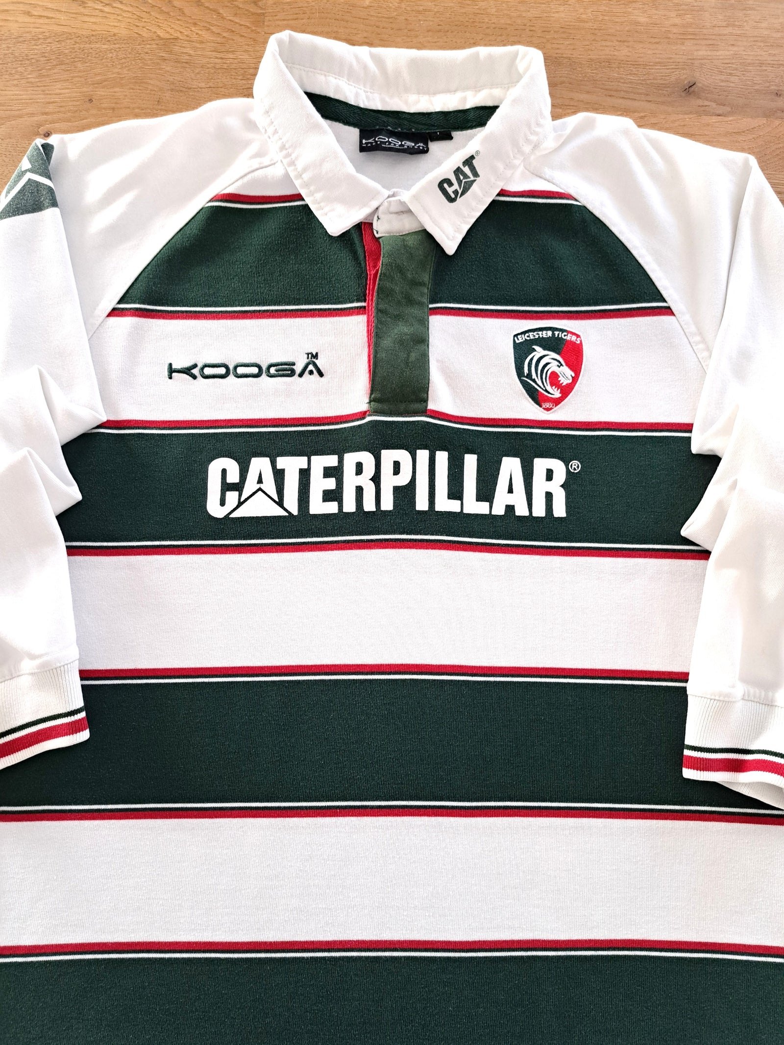 2015/16 Leicester Tigers Home Long Sleeve Rugby Shirt