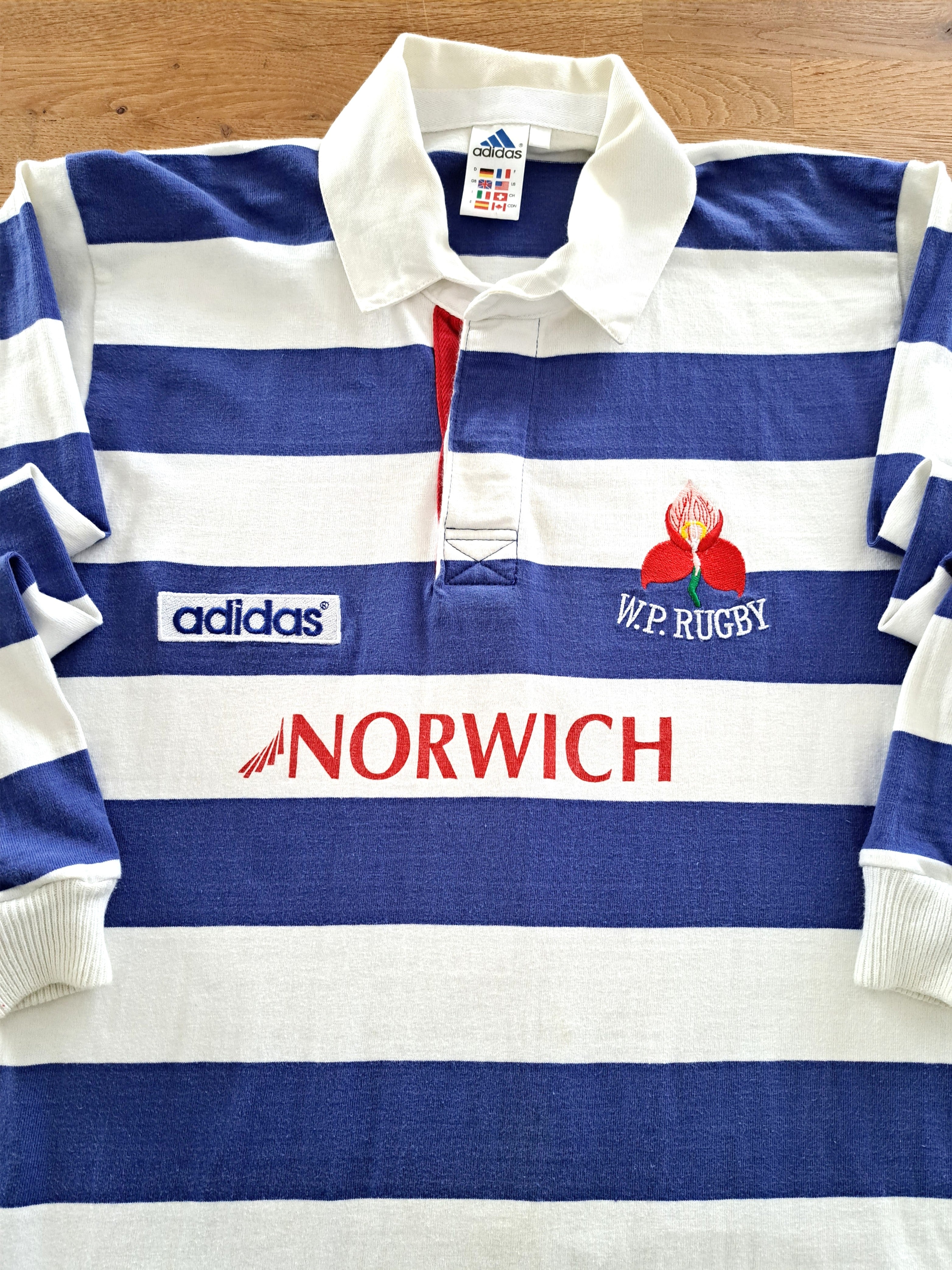 1996 Western Province Home Long Sleeve Rugby Shirt