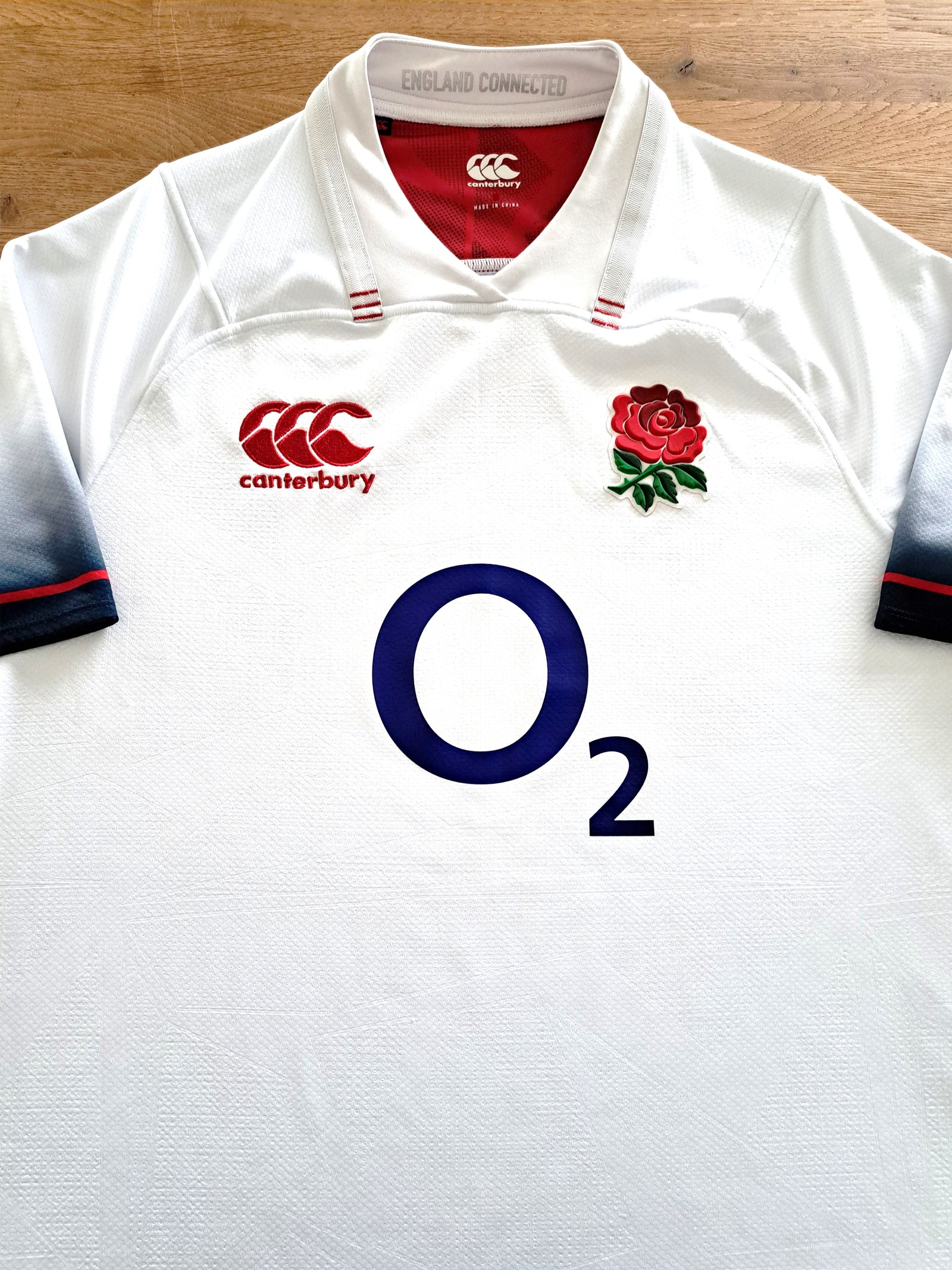 2017/18 England Home Vapodri+ Rugby Shirt
