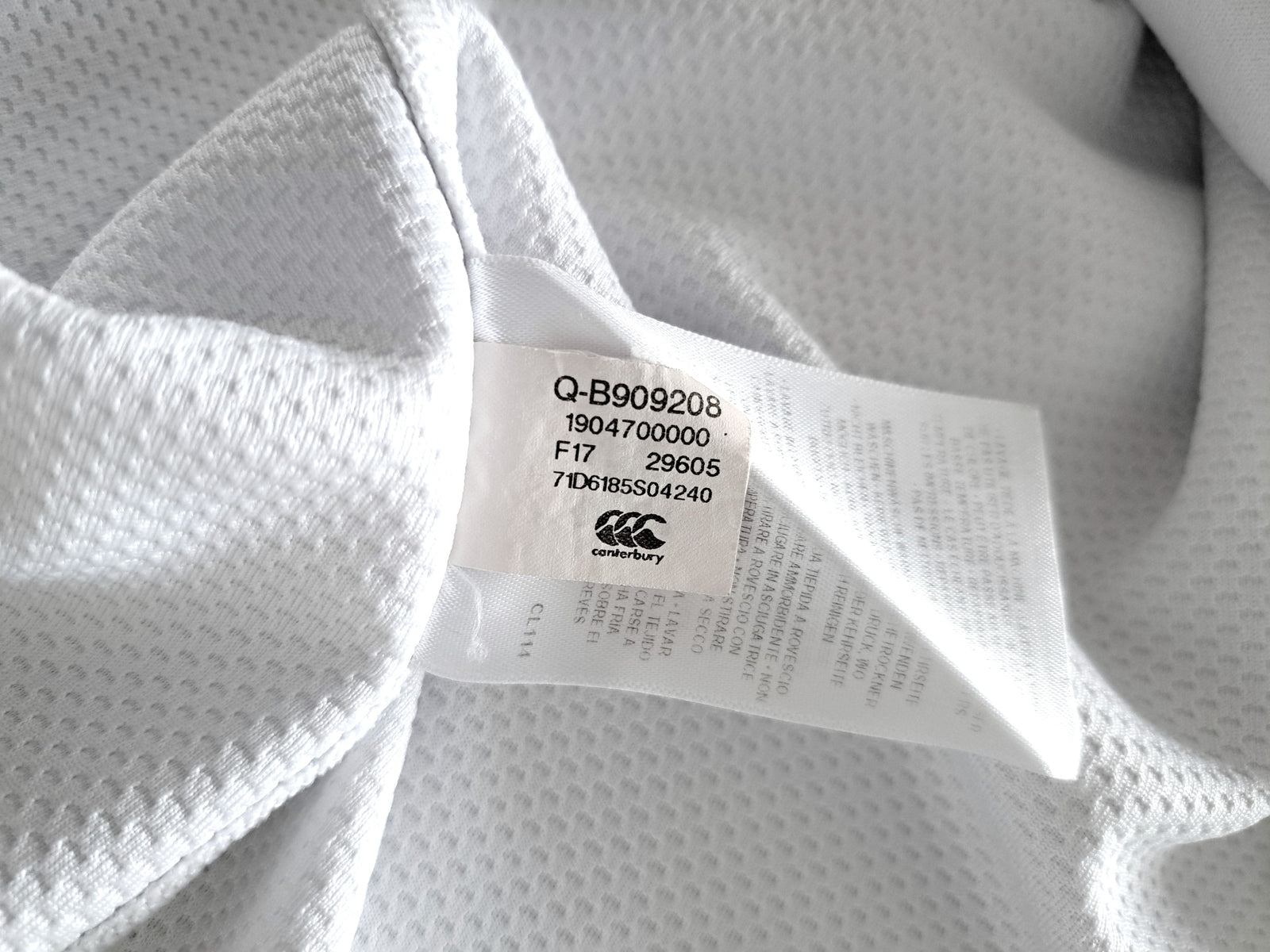 2017/18 England Home Vapodri+ Rugby Shirt (L)