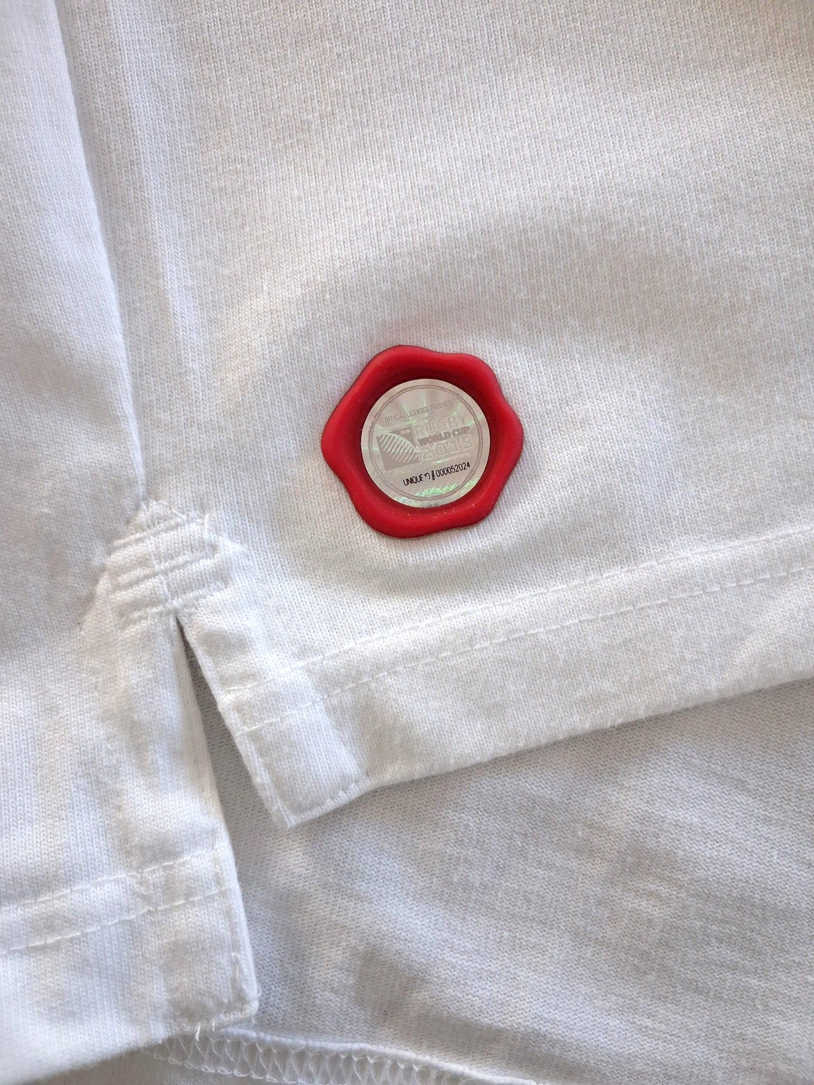 2015 England Home World Cup Rugby Shirt (L)