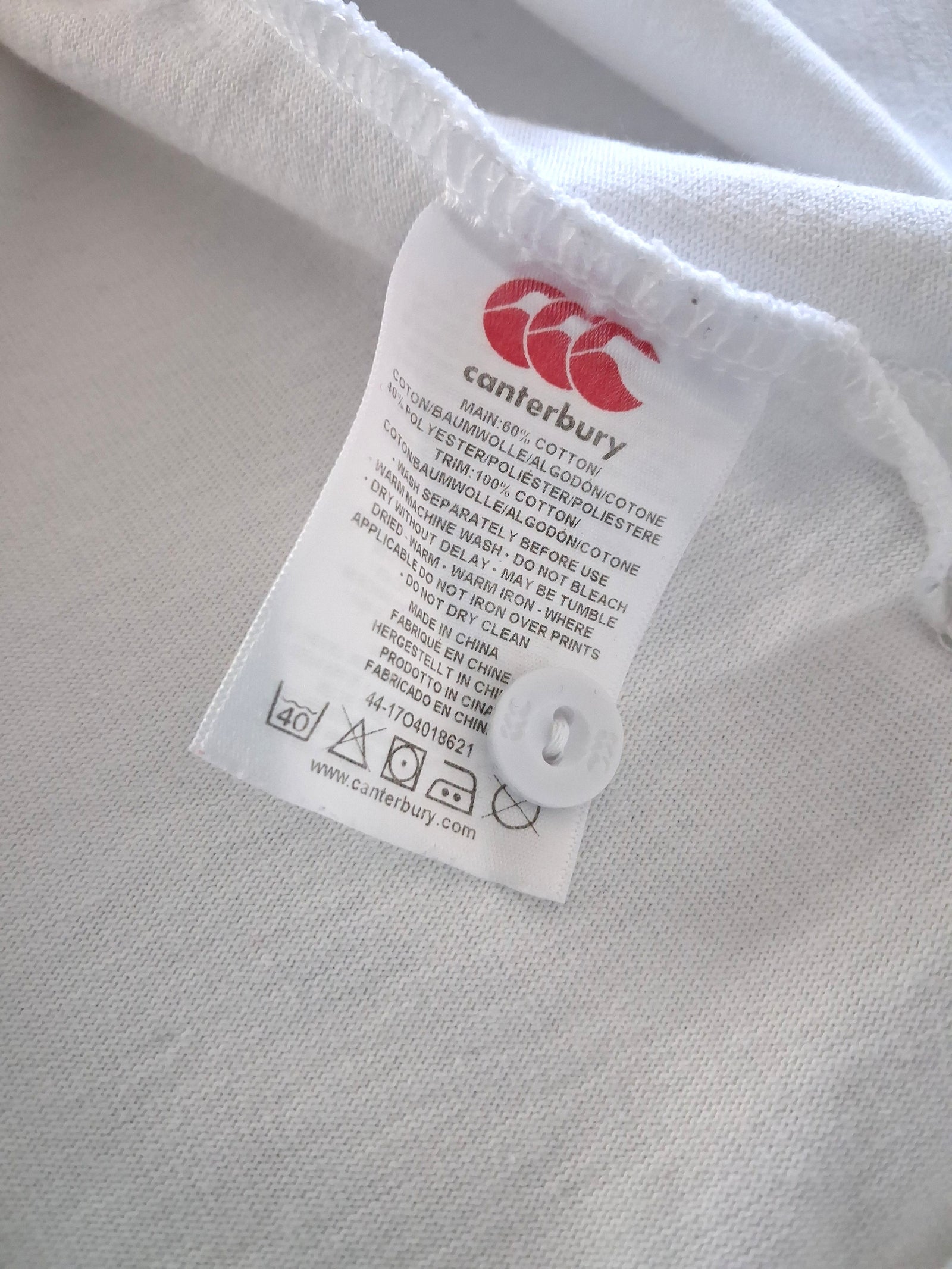 2015 England Home World Cup Rugby Shirt (L)