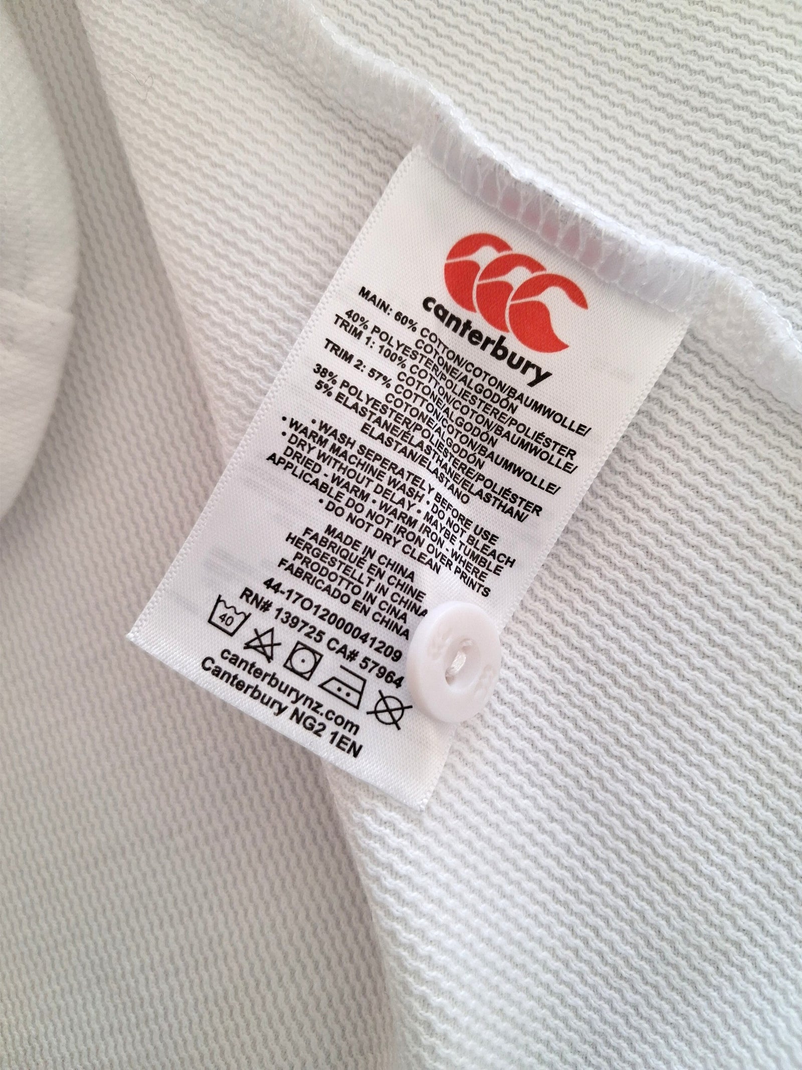 2019/20 England Home Rugby Shirt. (L)