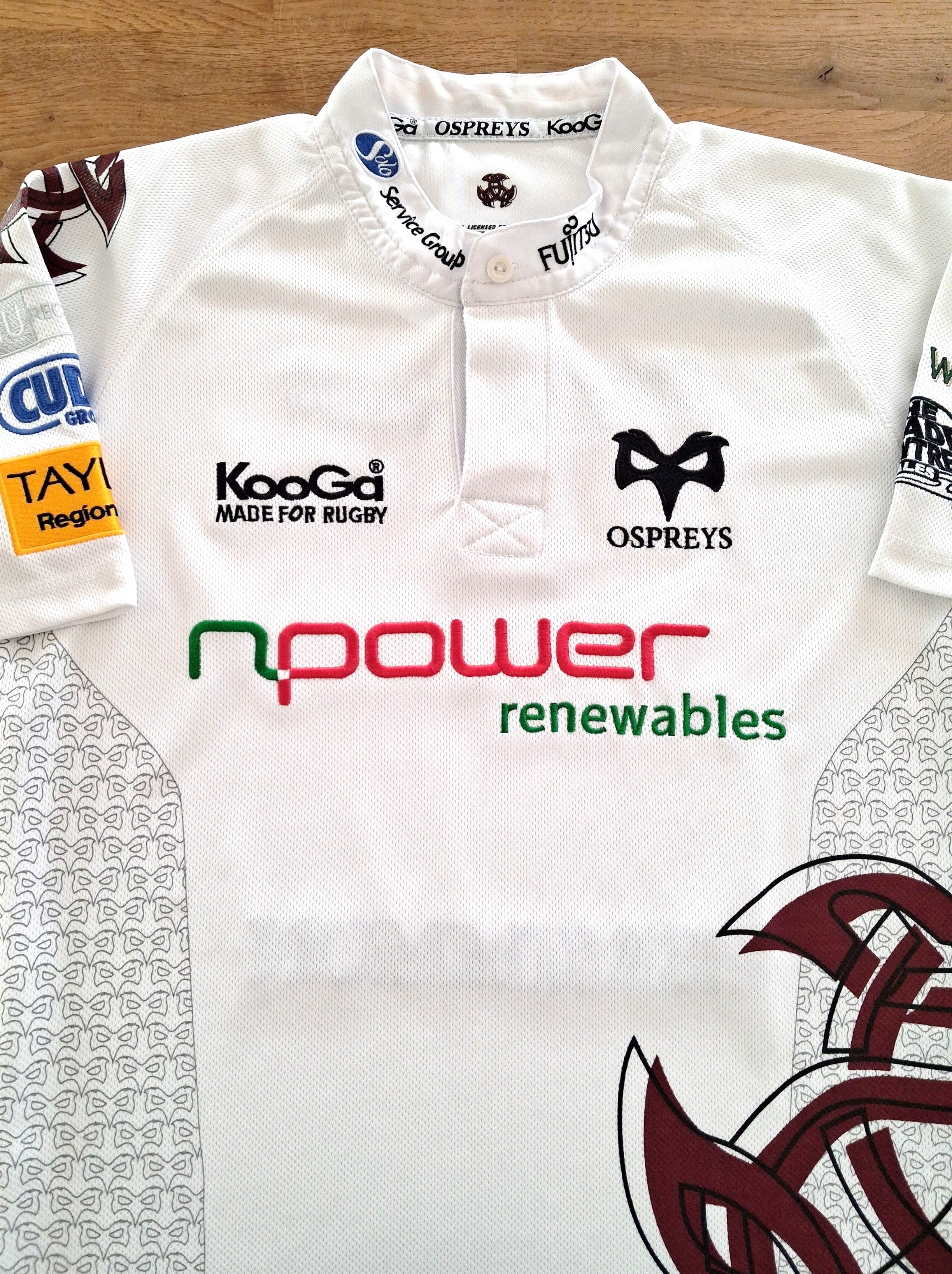 2008/09 Ospreys Away Rugby Shirt