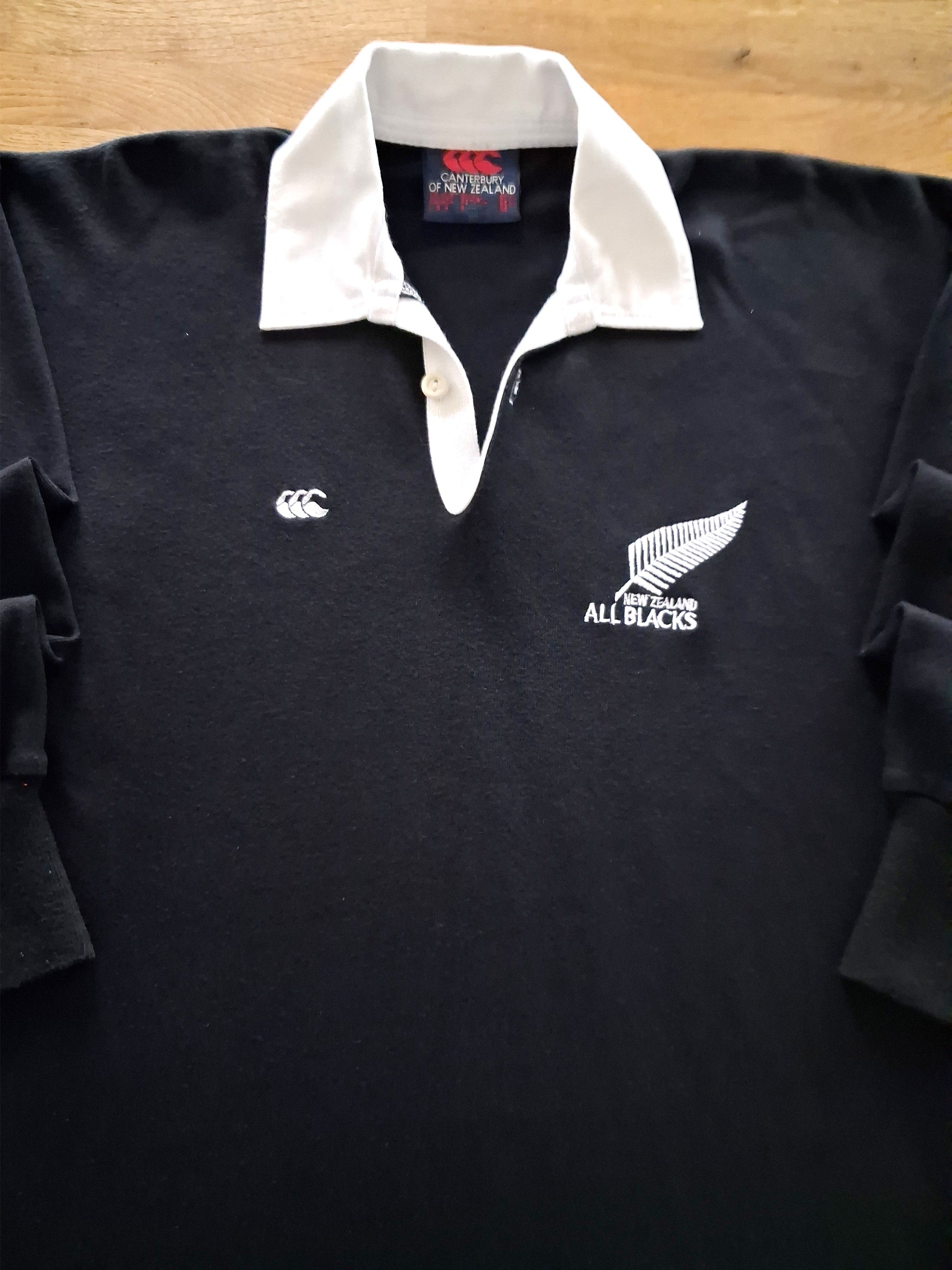 1991 New Zealand Home Long Sleeve Rugby Shirt