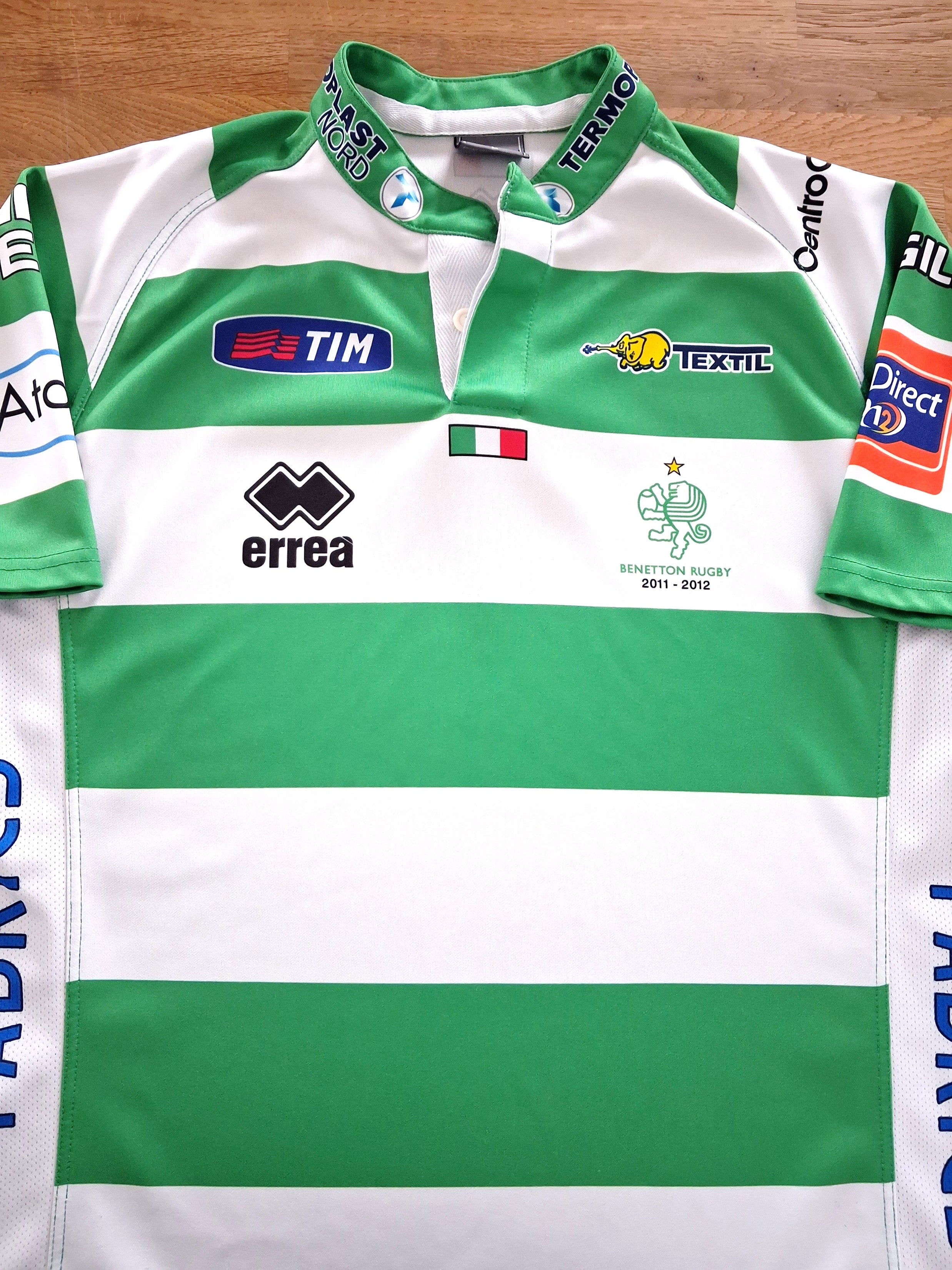 2011/12 Benetton Home Pro12 Rugby Shirt