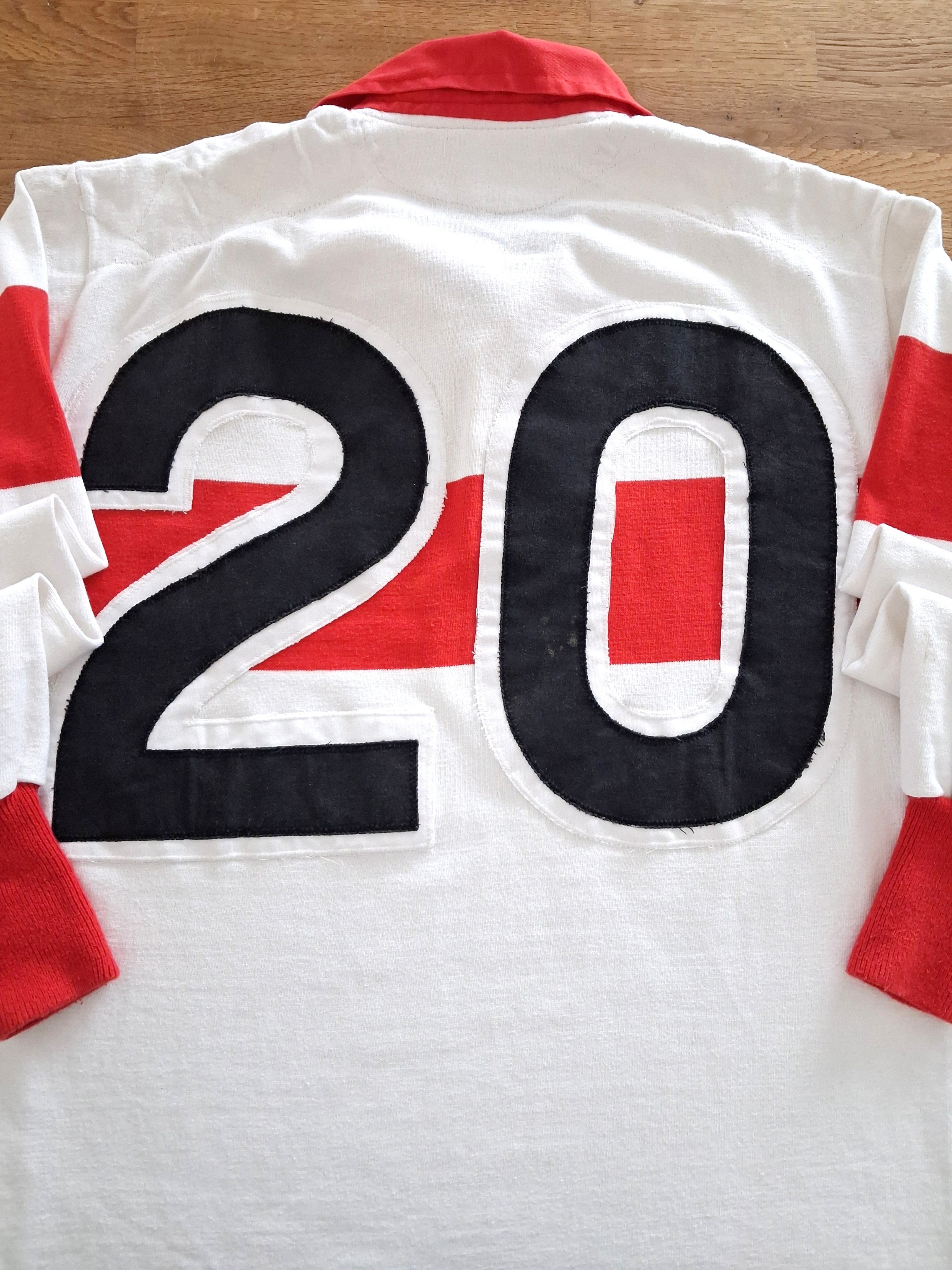 1986/87 Transvaal Home Match Worn Rugby Shirt #20