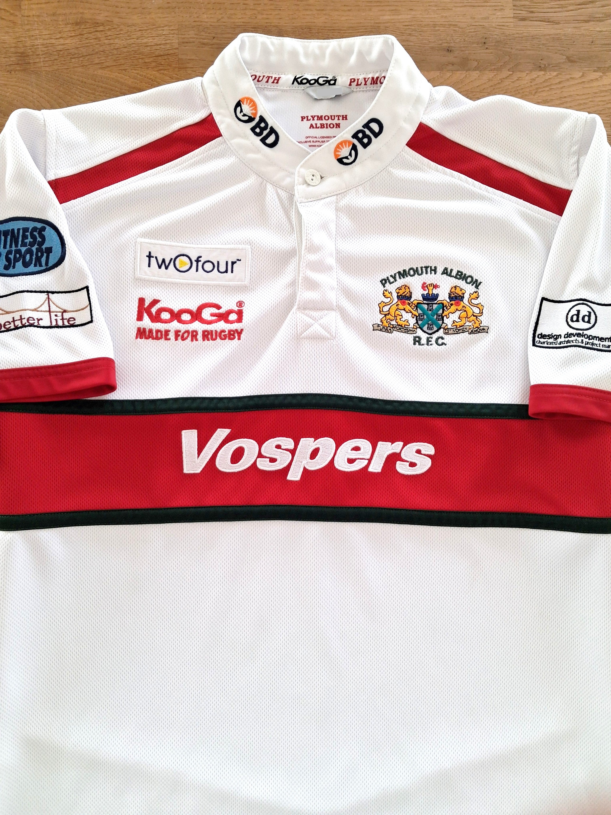 2008/09 Plymouth Albion Home Rugby Shirt