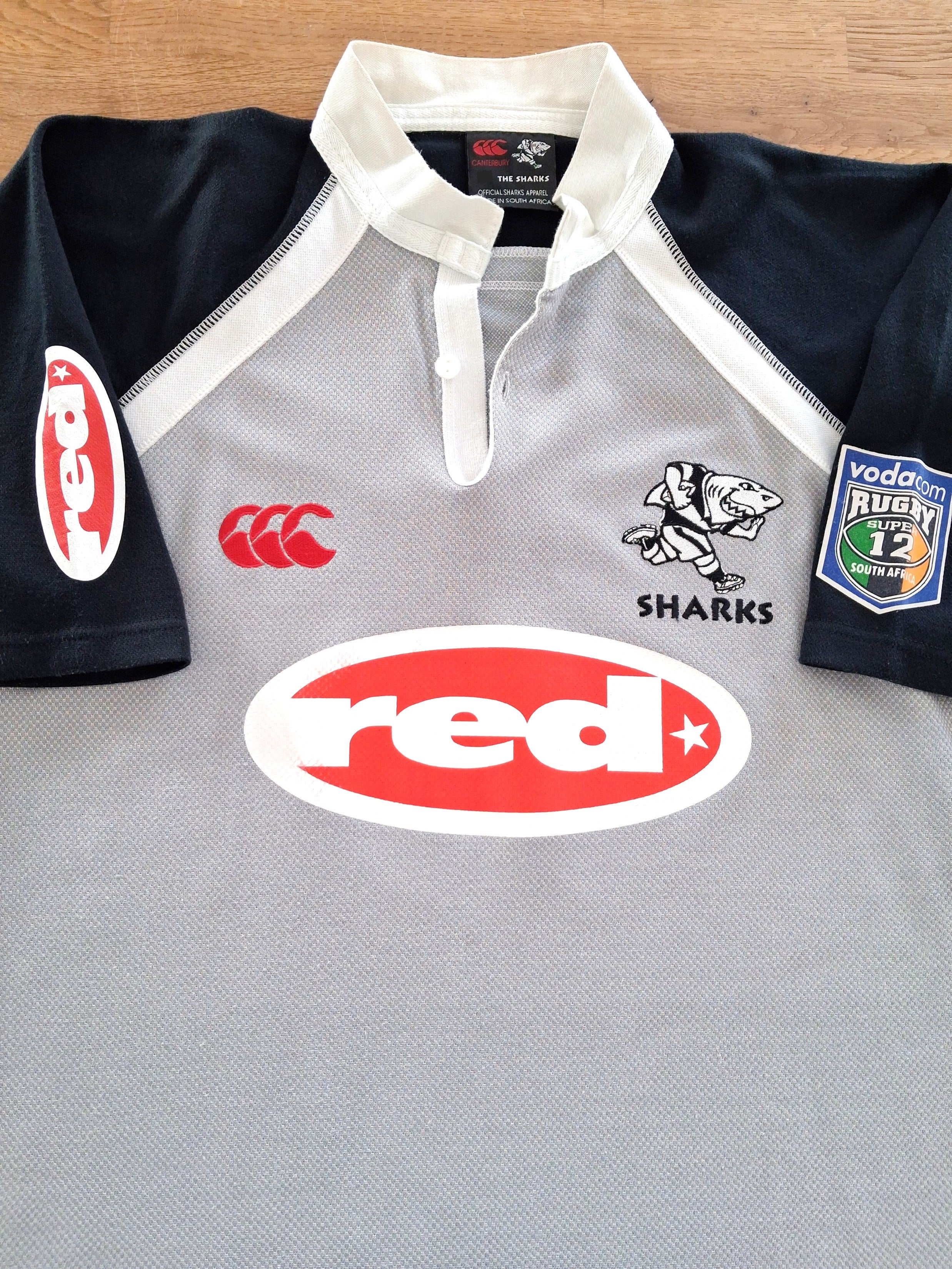 2004 Sharks Home Super12 Rugby Shirt