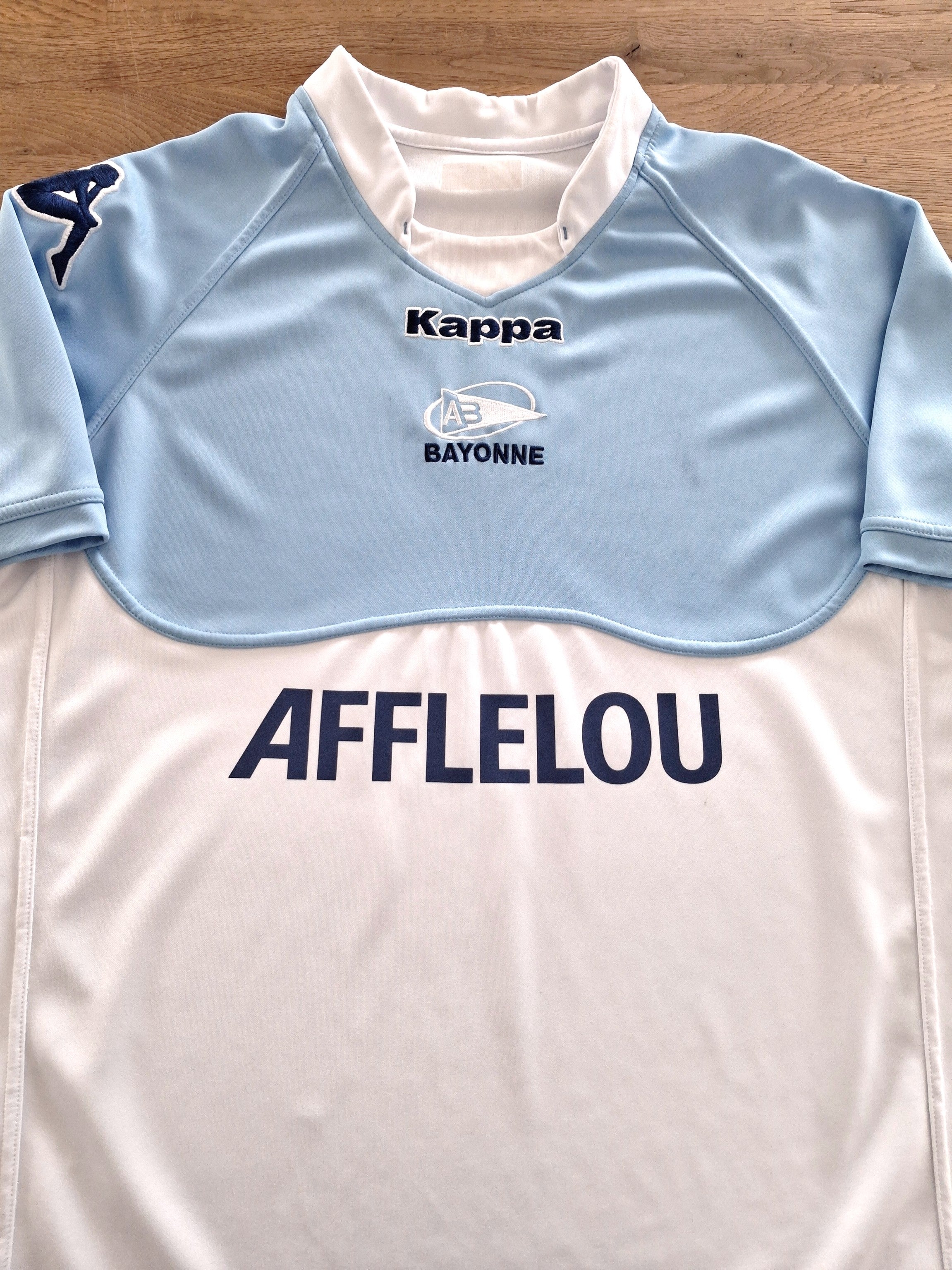 2011/12  Aviron Bayonnais Home Rugby Shirt
