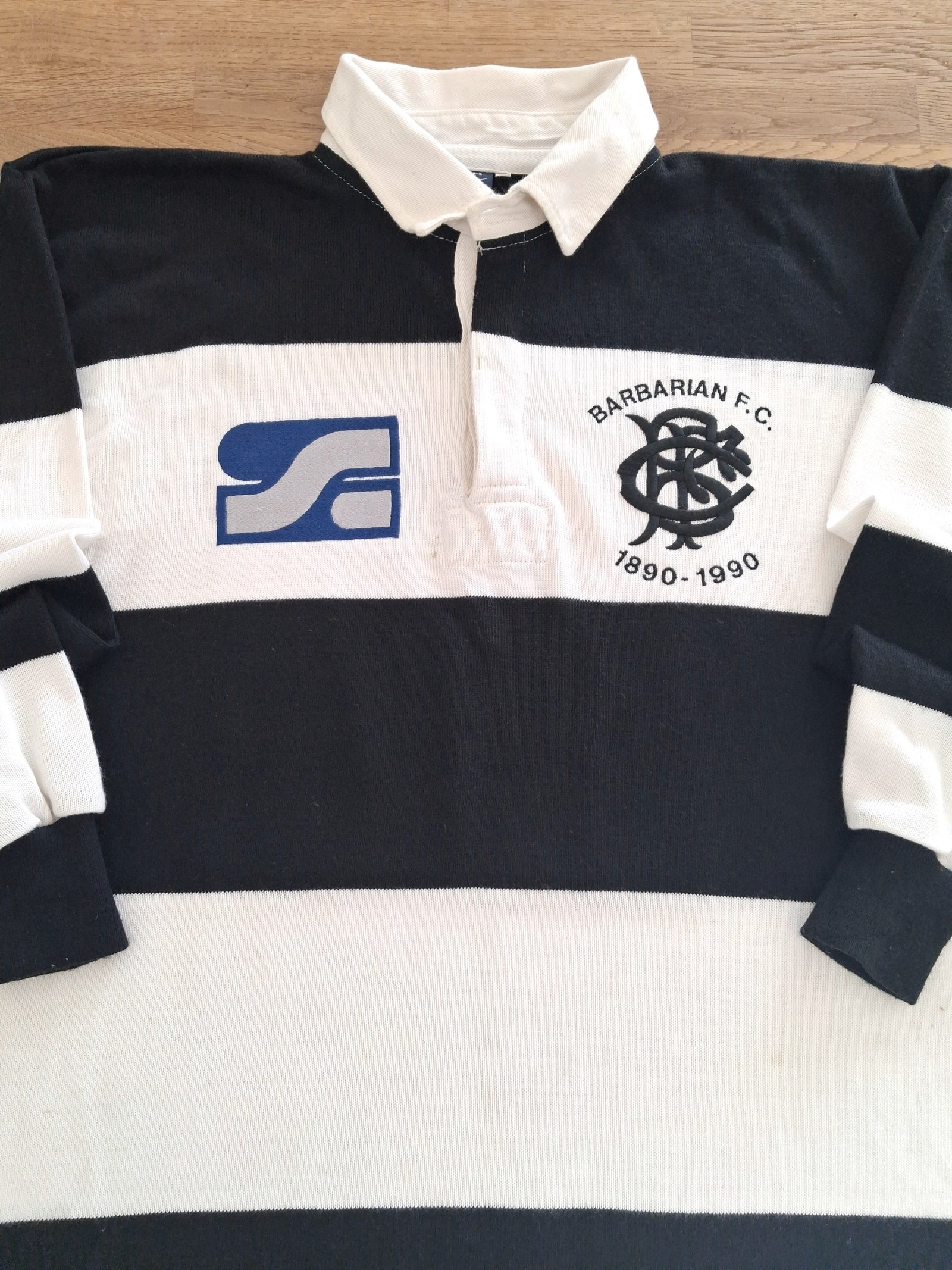 1990 Barbarians Match Worn (vs England) Centenary Rugby Shirt