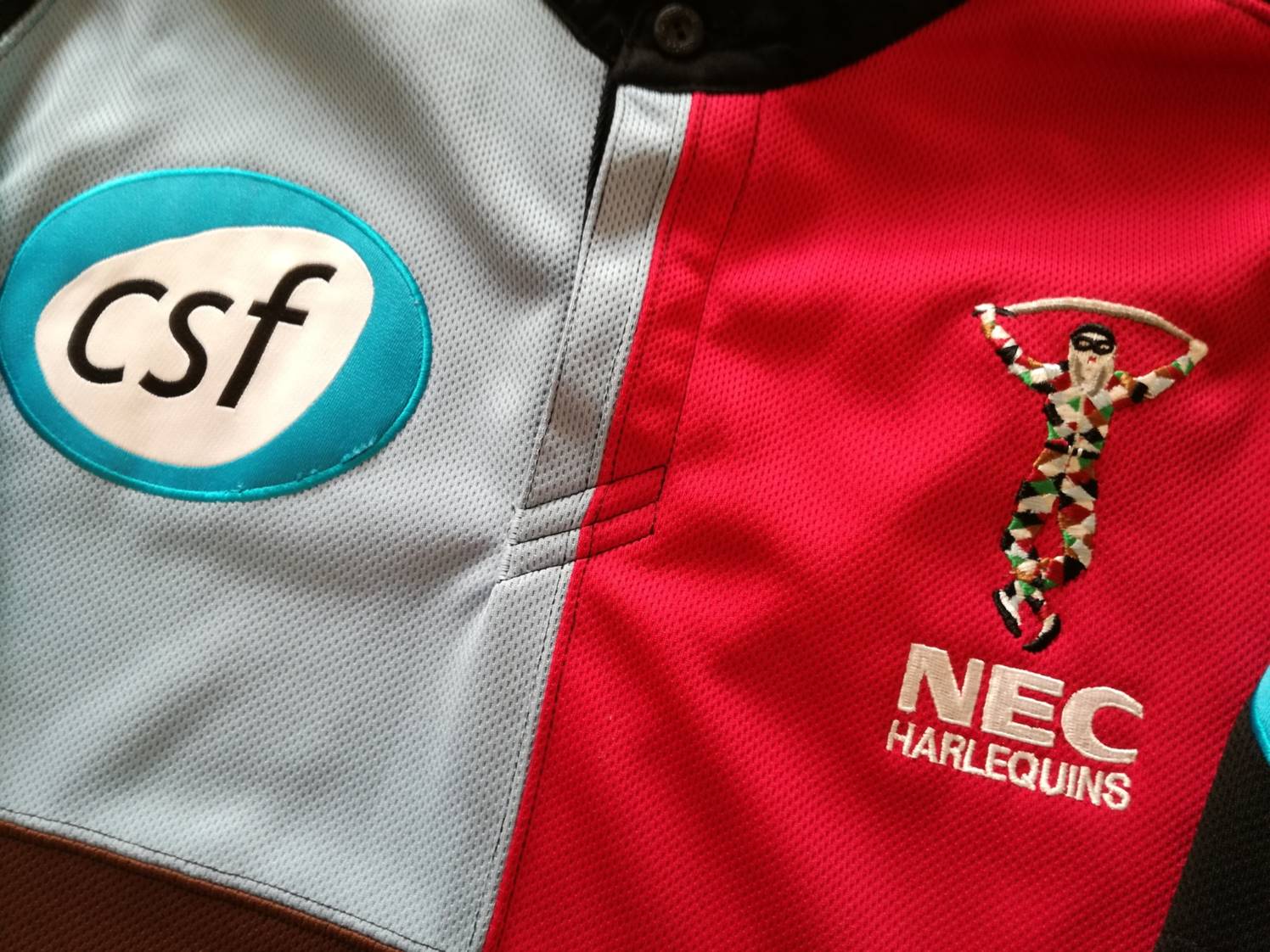 2004/05 Harlequins Home Pro-Fit Rugby Shirt (L)