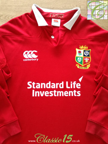 2017 British & Irish Lions Vapodri Long Sleeve Rugby Shirt