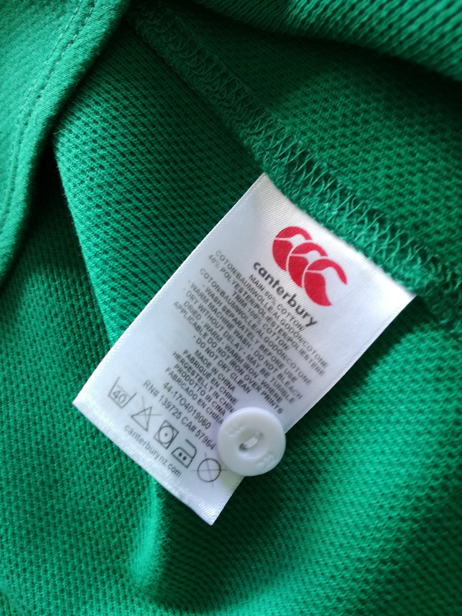 2017/18 Ireland Vapodri Rugby Shirt (XXL)