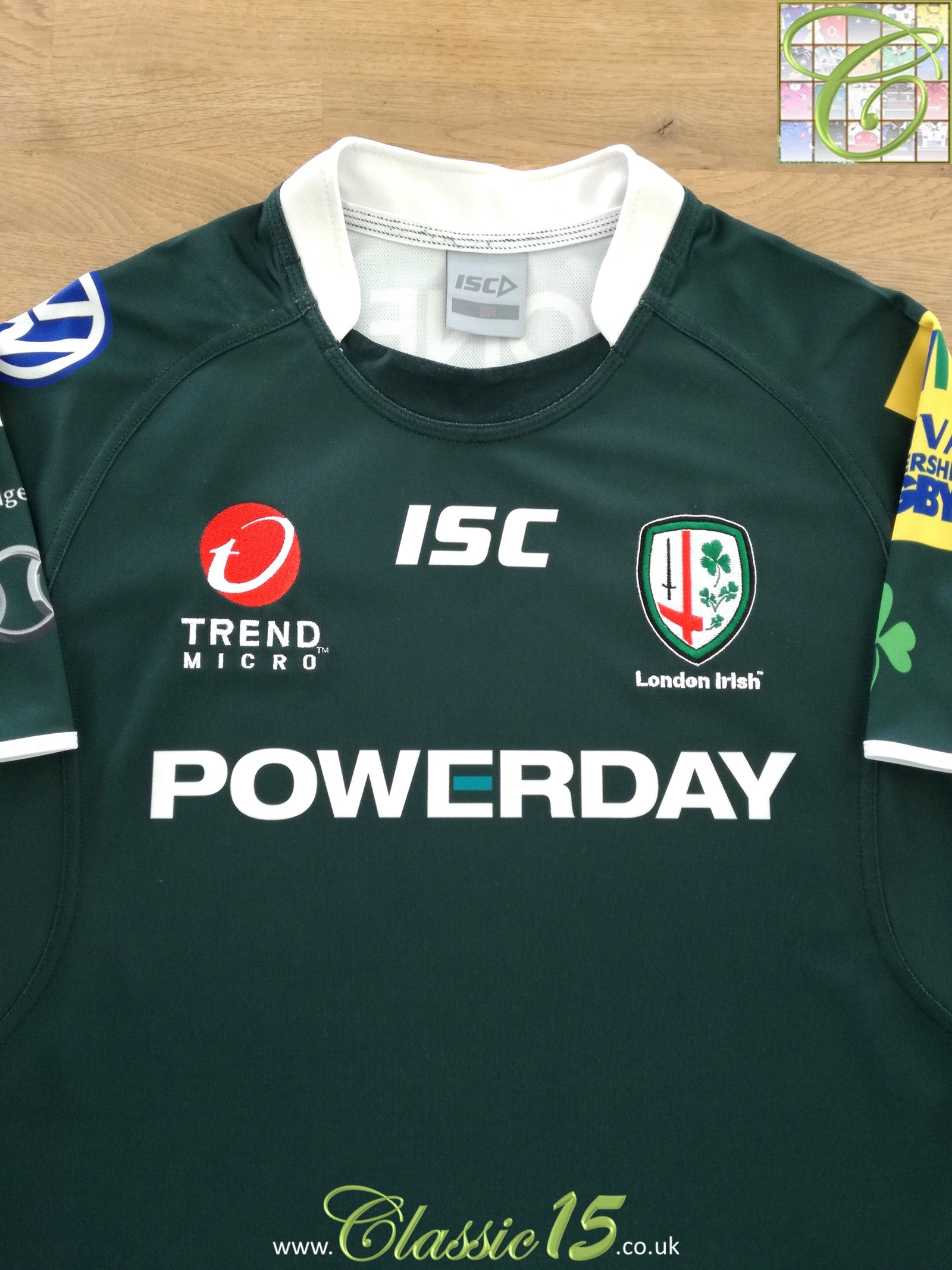 2011/12 London Irish Home Premiership Pro-Fit Rugby Shirt