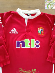 2001 British & Irish Lions Long Sleeve Rugby Shirt