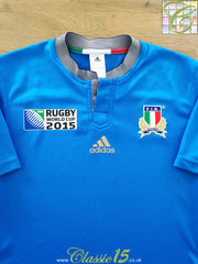 2015 Italy Home World Cup Rugby Shirt (M)