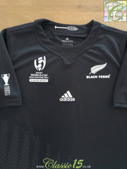 2022 New Zealand Black Ferns Home World Cup Rugby Shirt