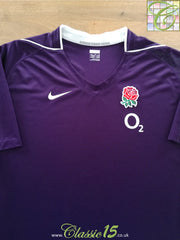 2009/10 England Rugby Training Shirt (XL)