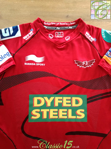 2011/12 Scarlets Home Pro12 Pro-Fit Rugby Shirt